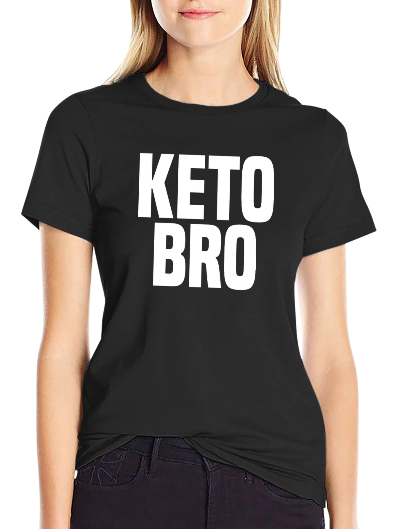 Keto Bro Black T-Shirt - Bold Graphic Tee