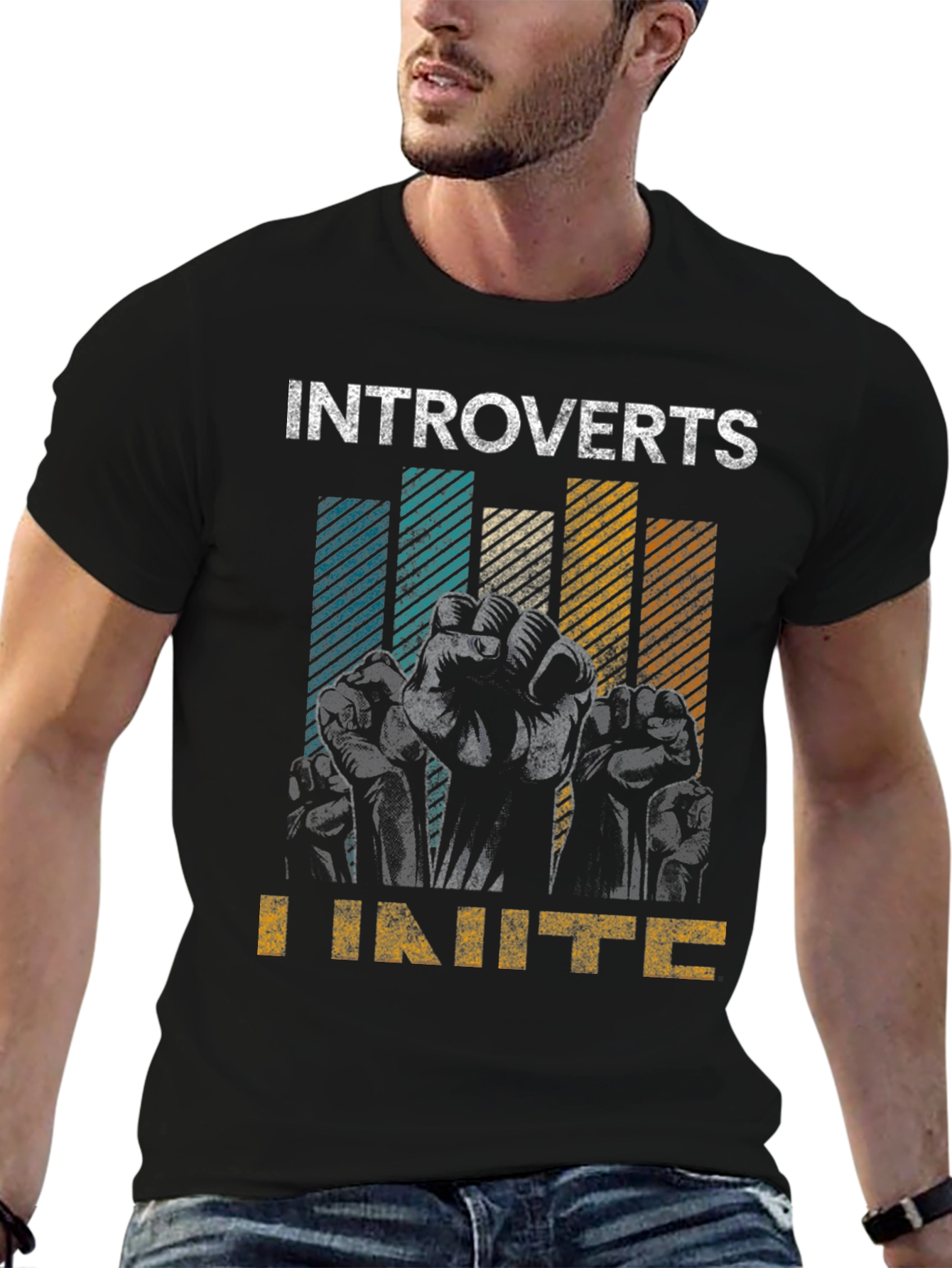 Introverts Unite Graphic T-Shirt