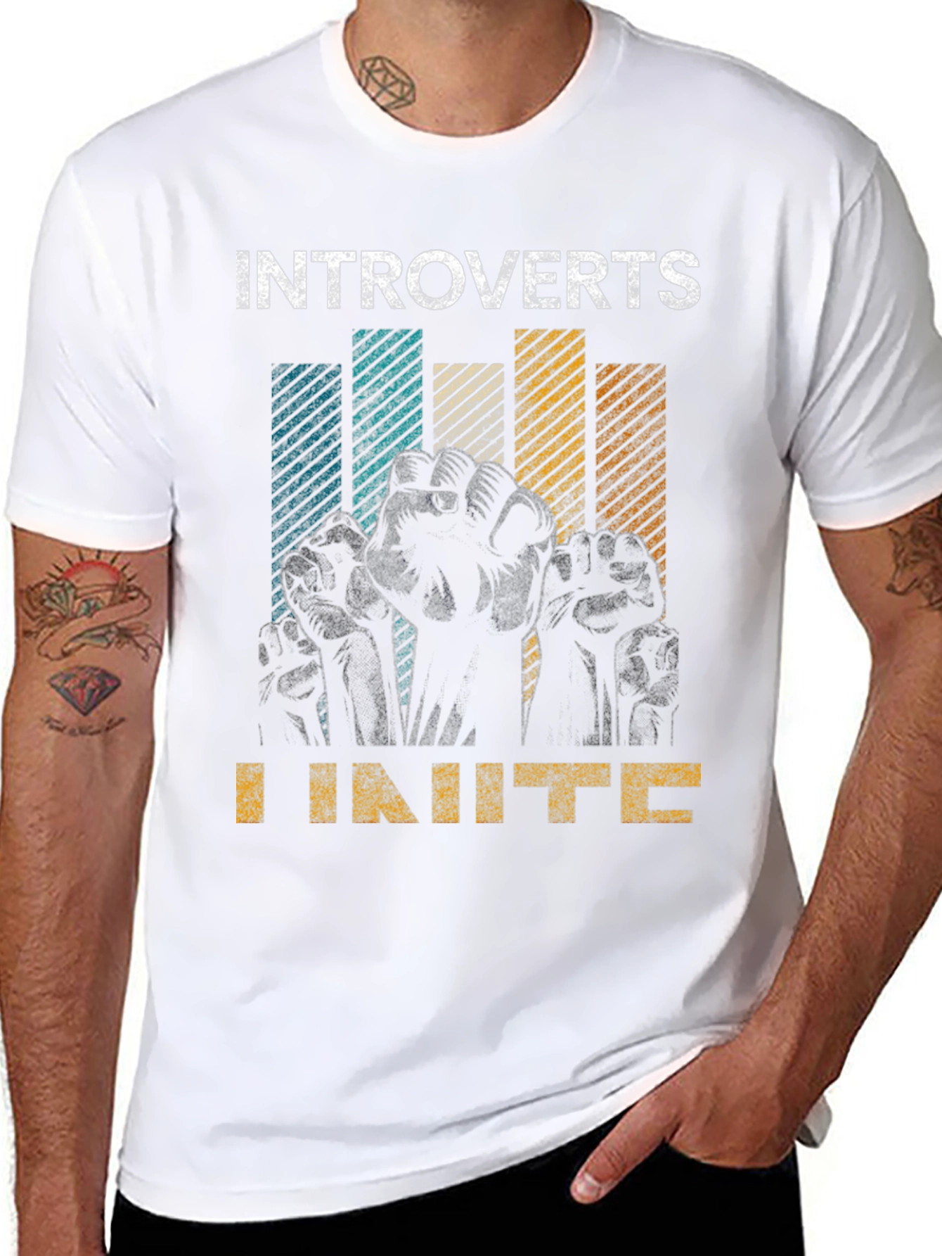 Introverts Unite Graphic T-Shirt