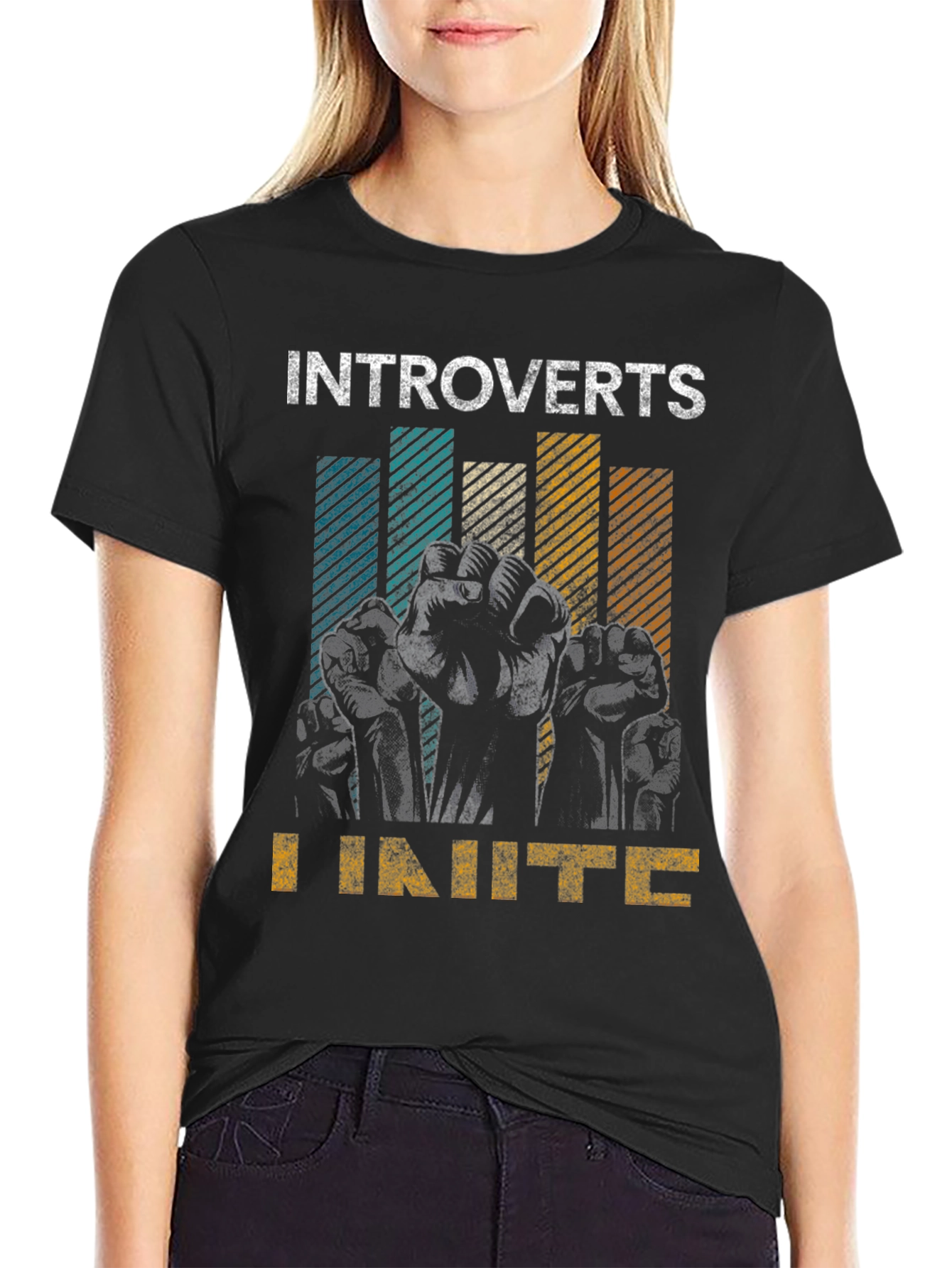Introverts Unite Graphic T-Shirt