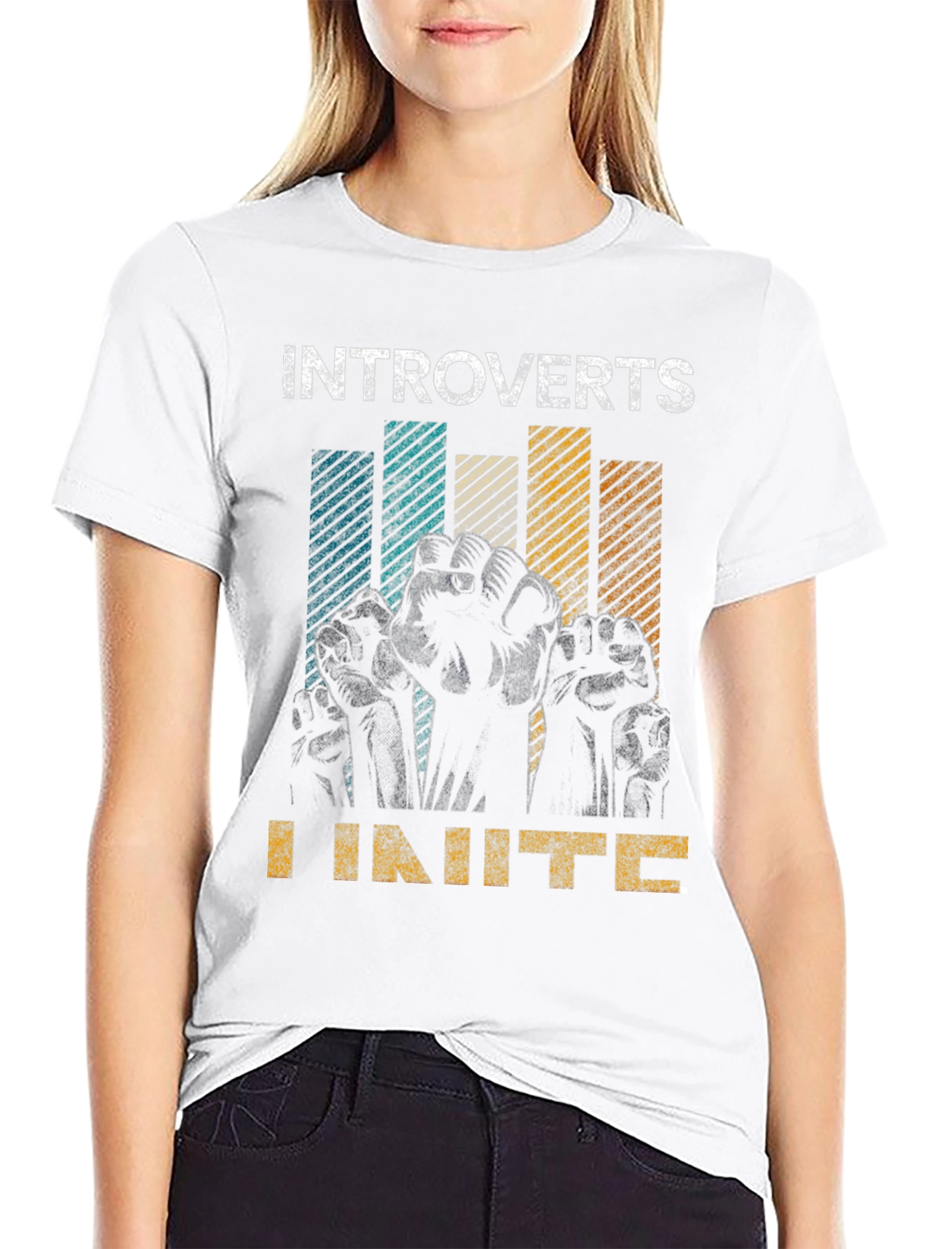 Introverts Unite Graphic T-Shirt