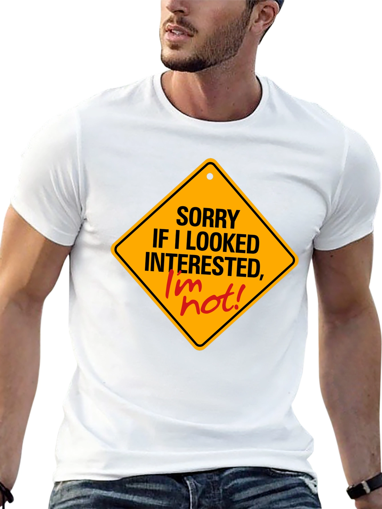 Sorry Im Not Interested Graphic Tee