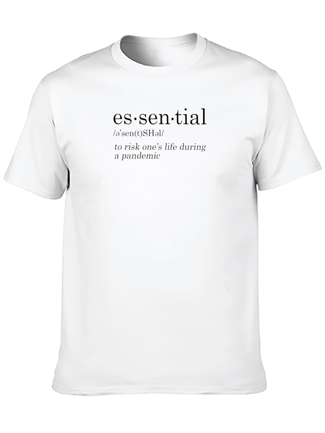 Essential T-Shirt Pandemic Risk Graphic Tee