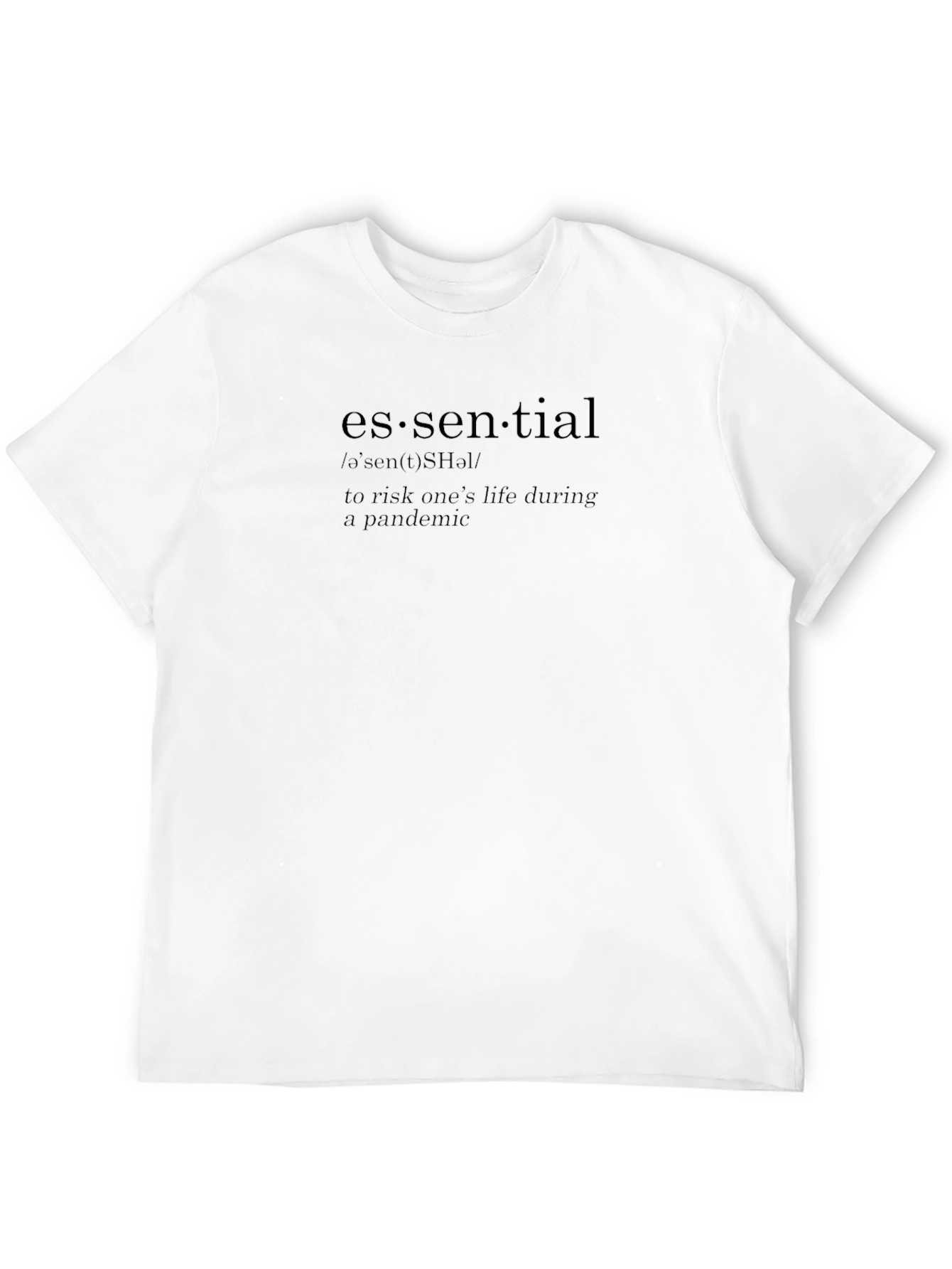 Essential T-Shirt Pandemic Risk Graphic Tee