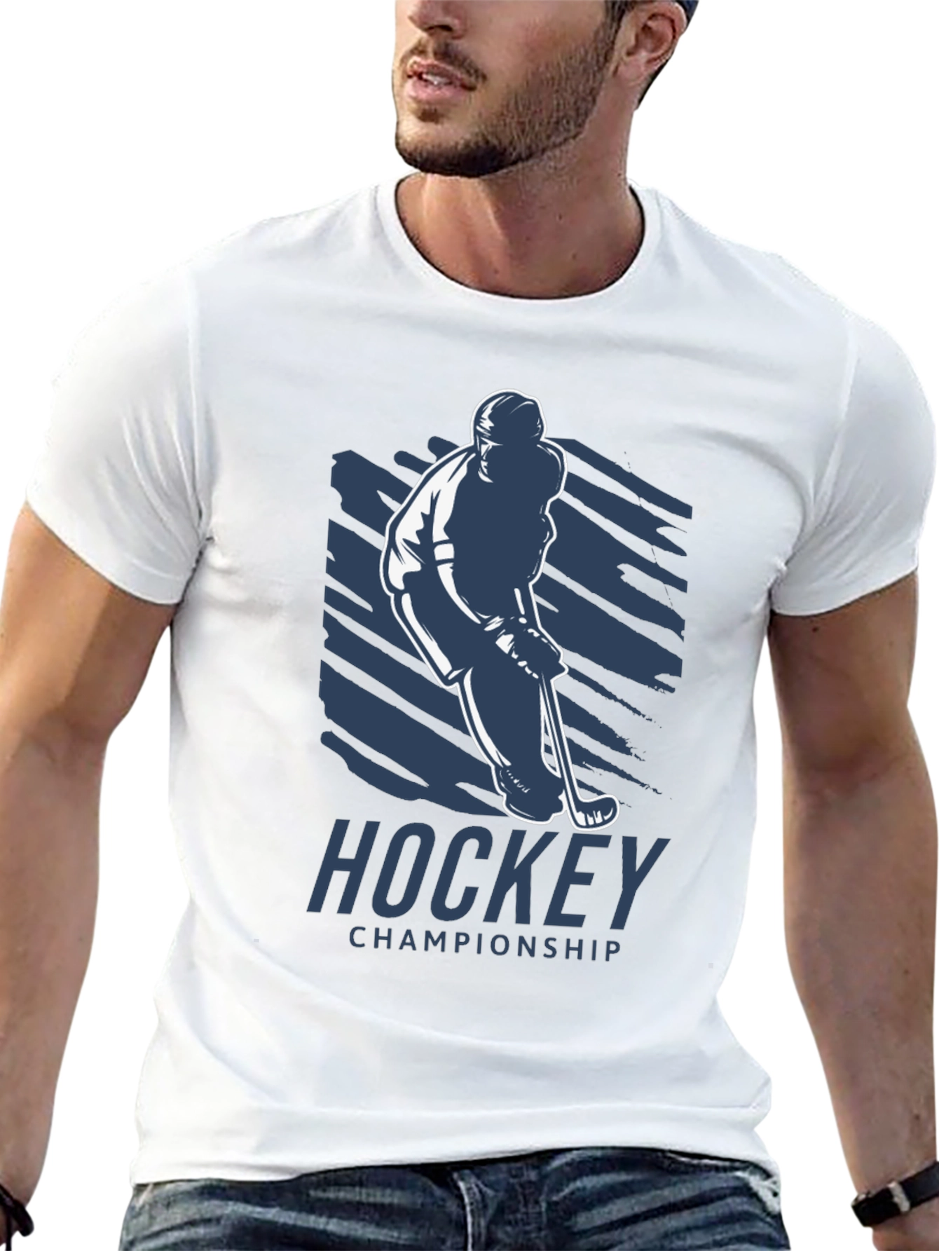 Hockey Championship T-Shirt - Black
