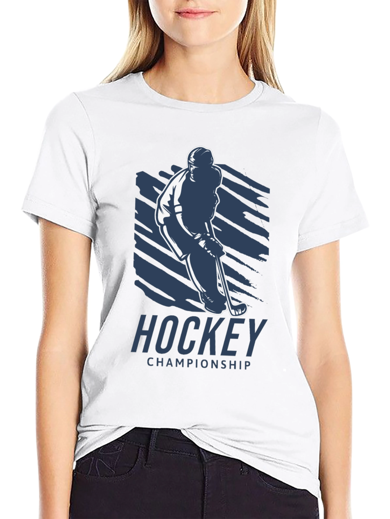 Hockey Championship T-Shirt - Black