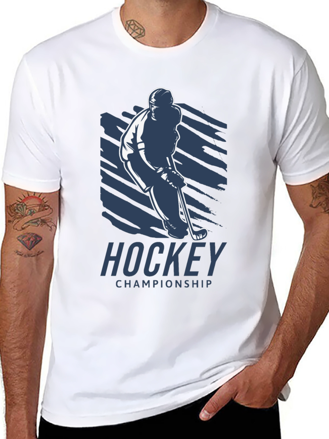 Hockey Championship T-Shirt - Black