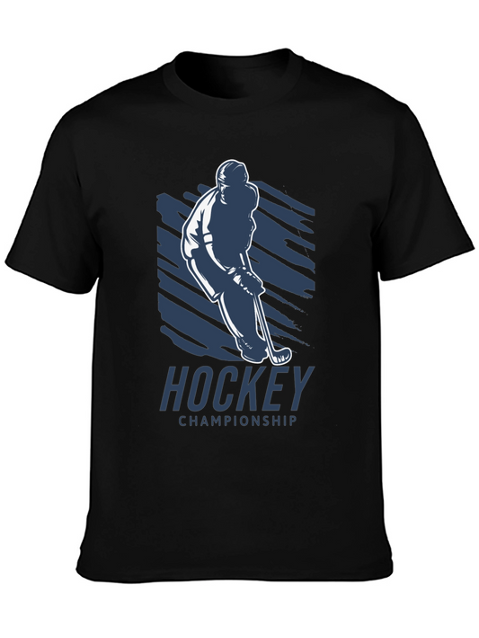 Hockey Championship T-Shirt - Black
