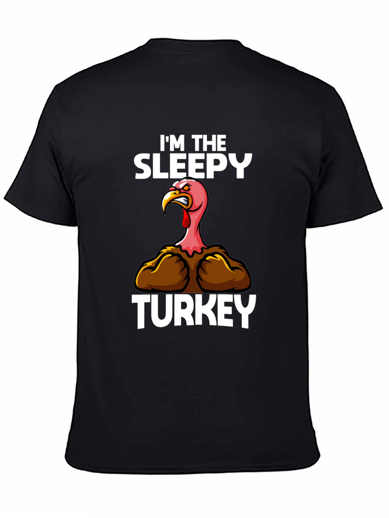 Sleepy Turkey Graphic Tee - Thanksgiving Humor