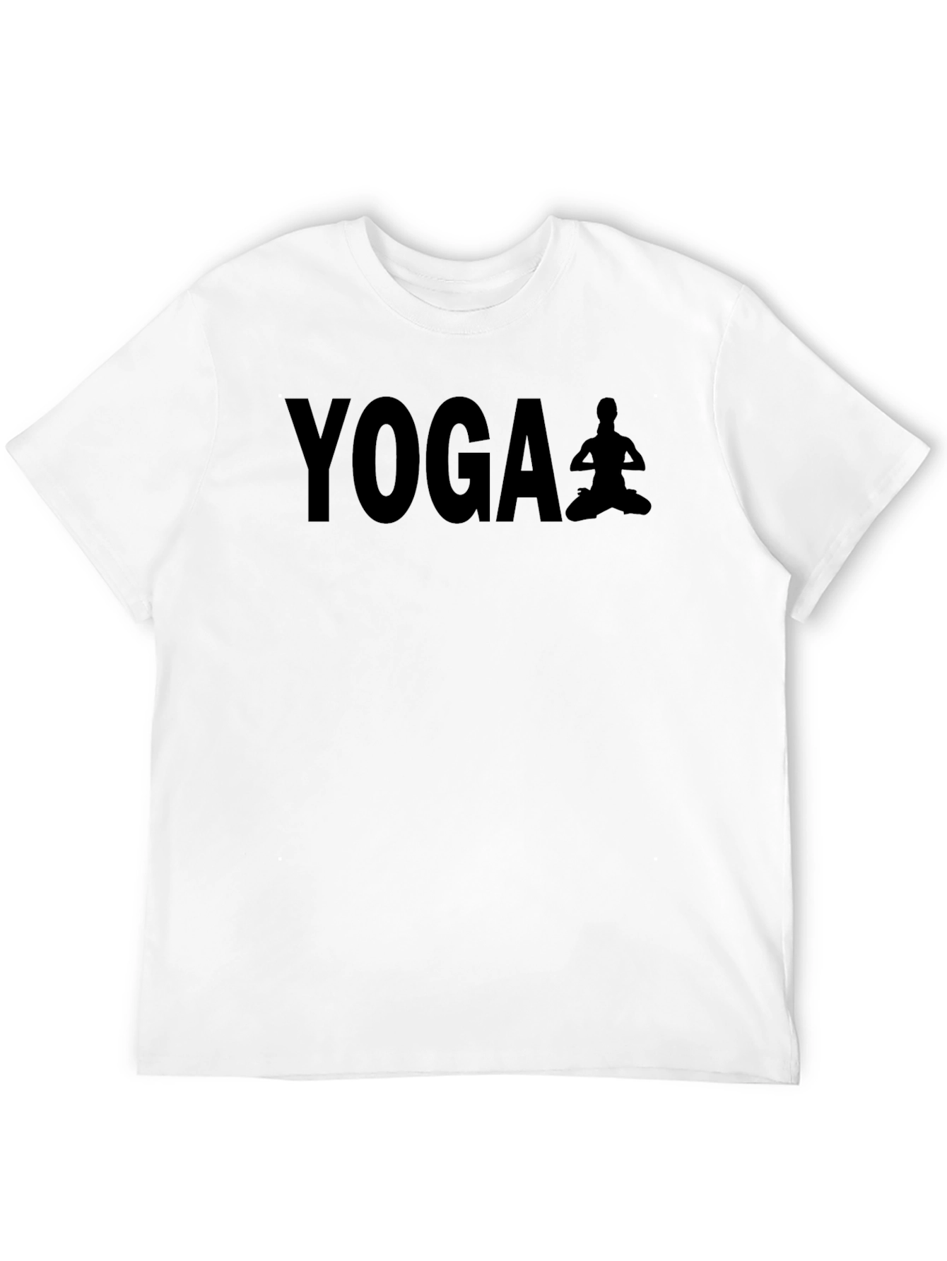 Yoga Meditation Graphic T-Shirt - Black