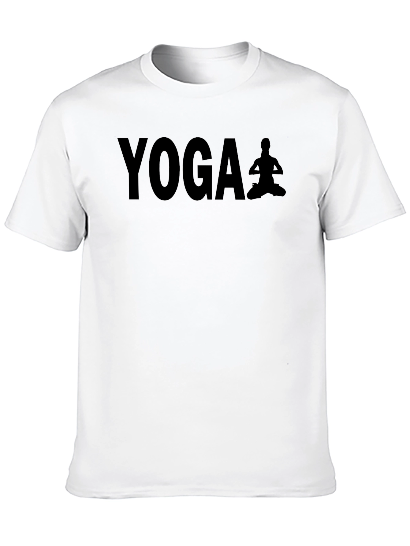 Yoga Meditation Graphic T-Shirt - Black