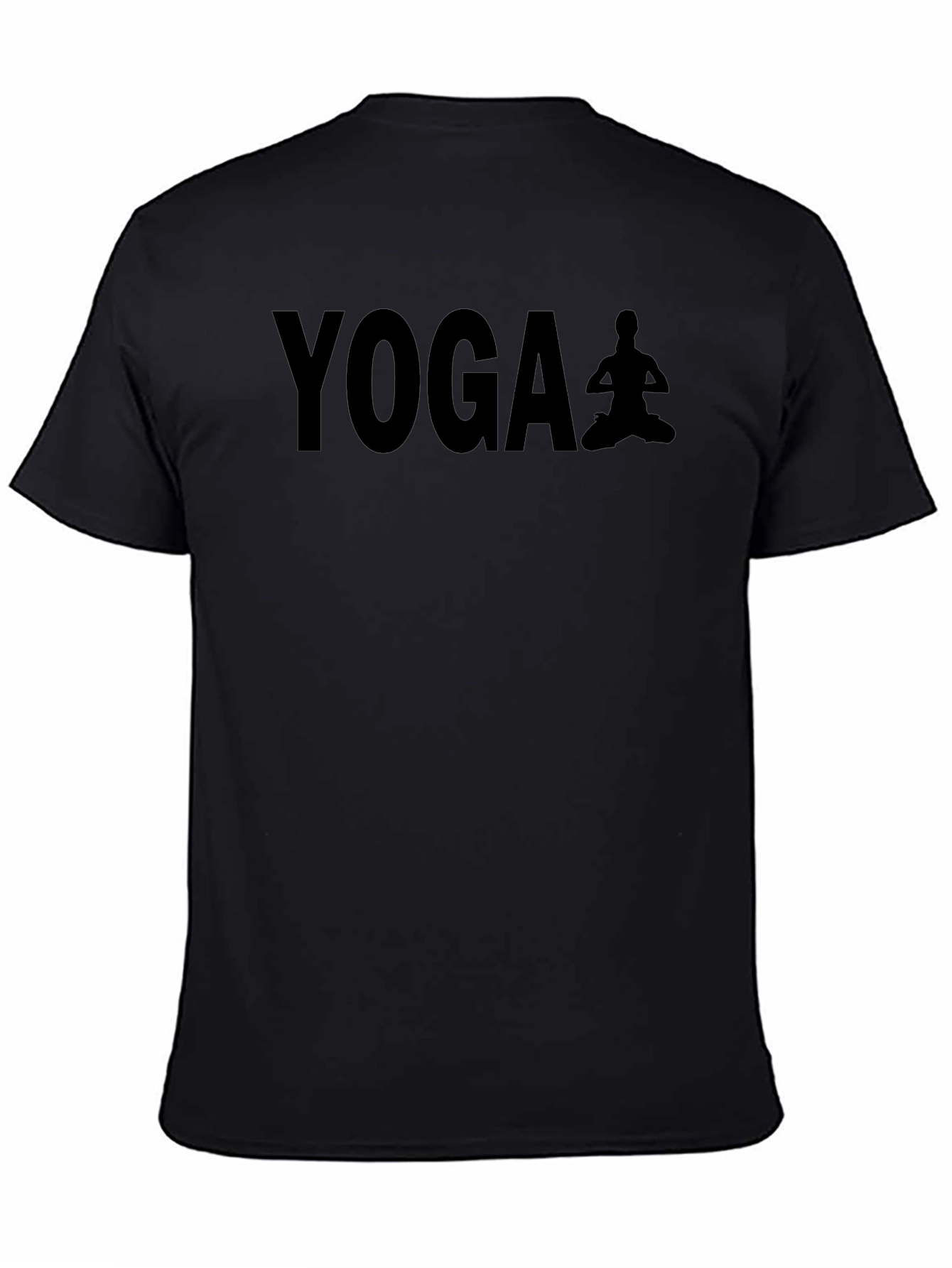 Yoga Meditation Graphic T-Shirt - Black