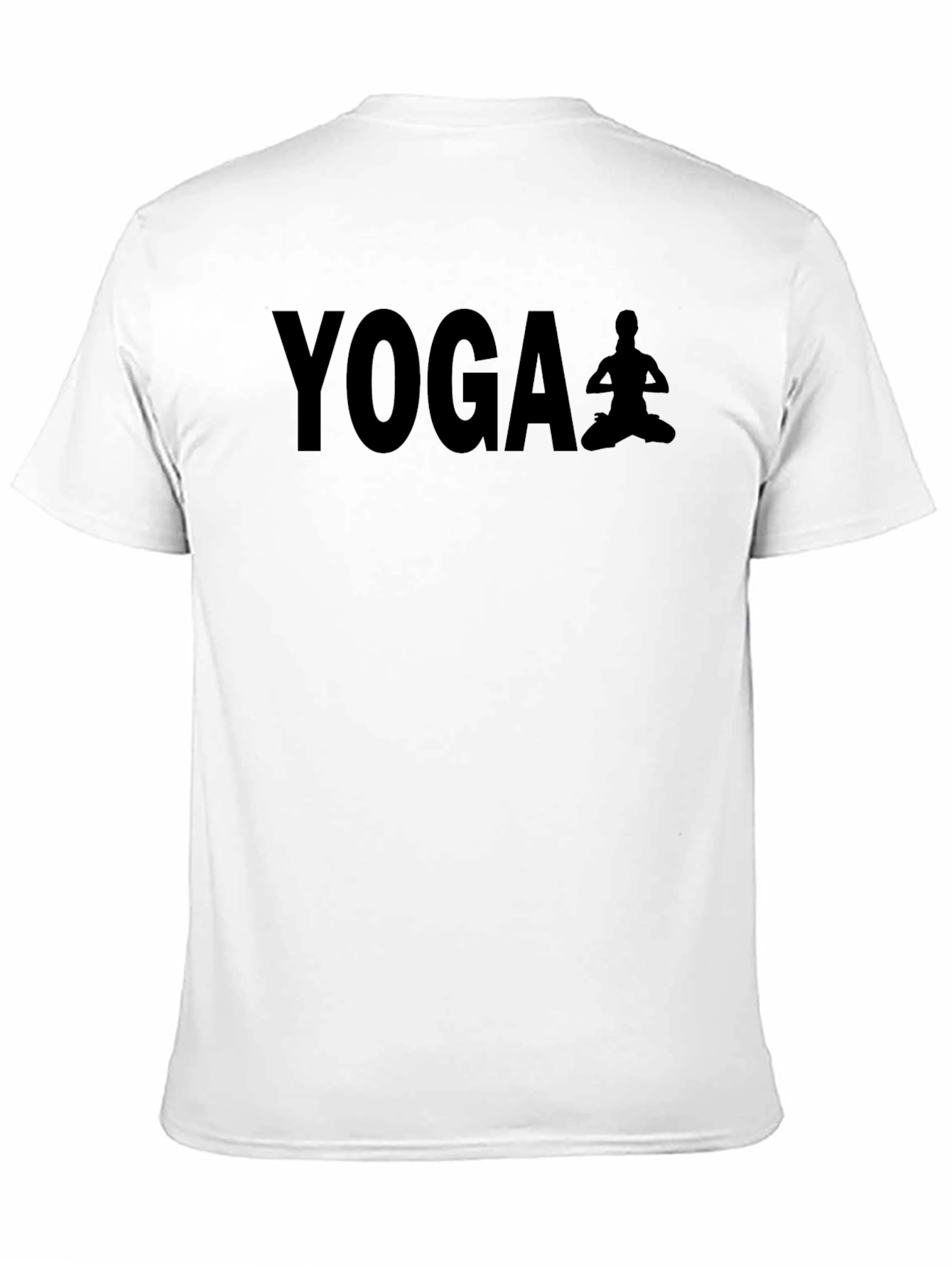 Yoga Meditation Graphic T-Shirt - Black