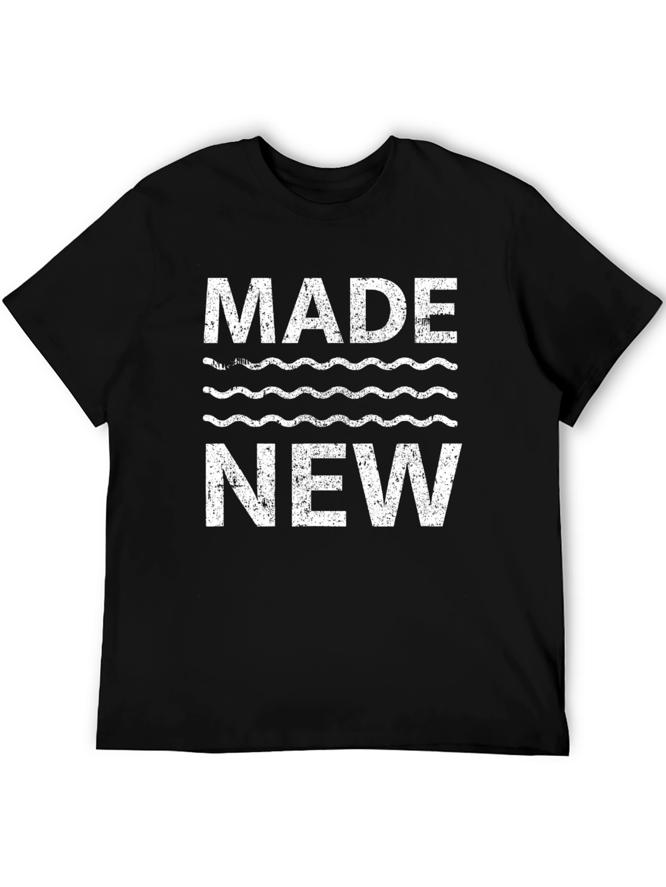 Made New Graphic Tee - Stylish Black Cotton T-Shirt