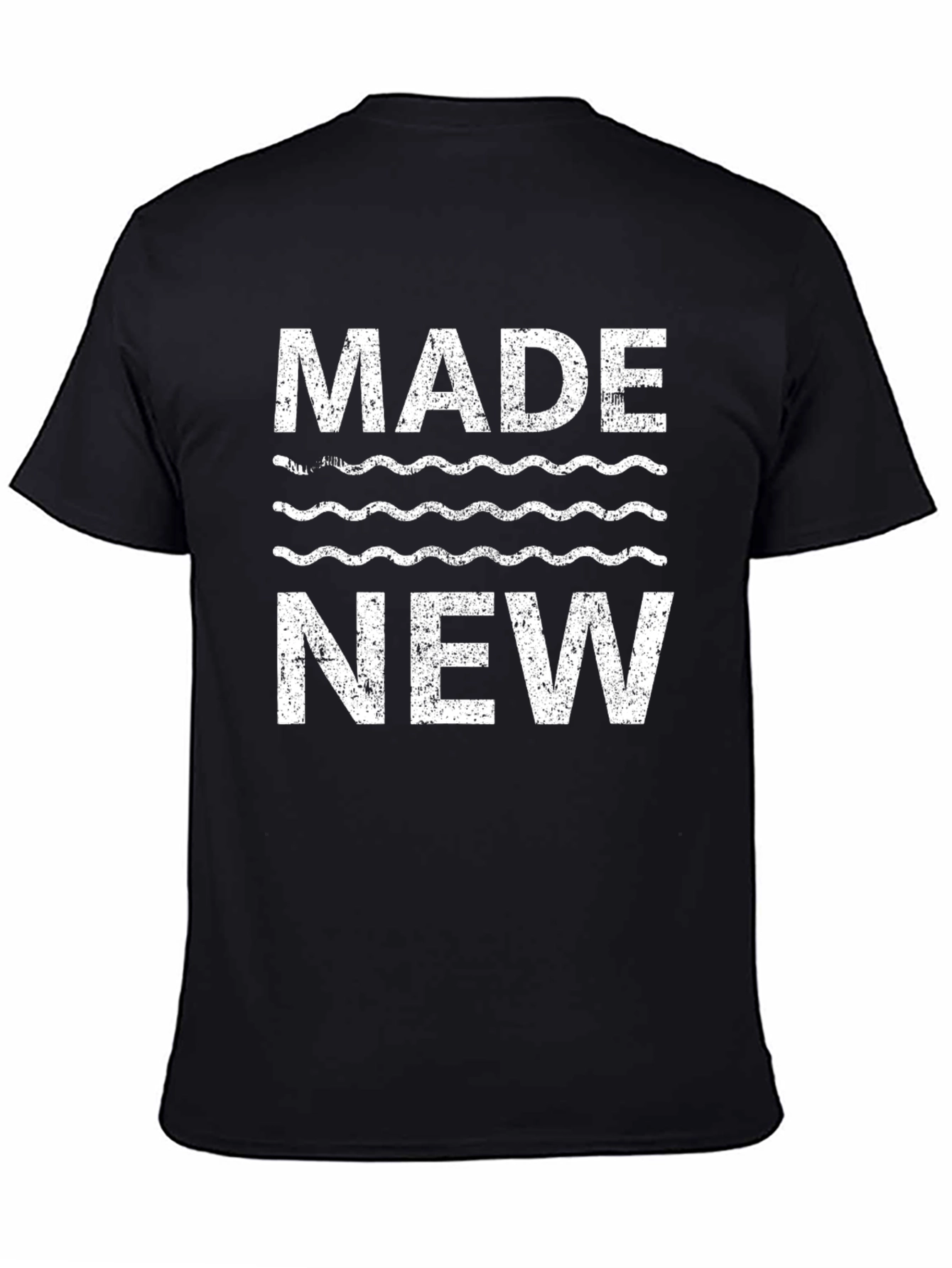 Made New Graphic Tee - Stylish Black Cotton T-Shirt