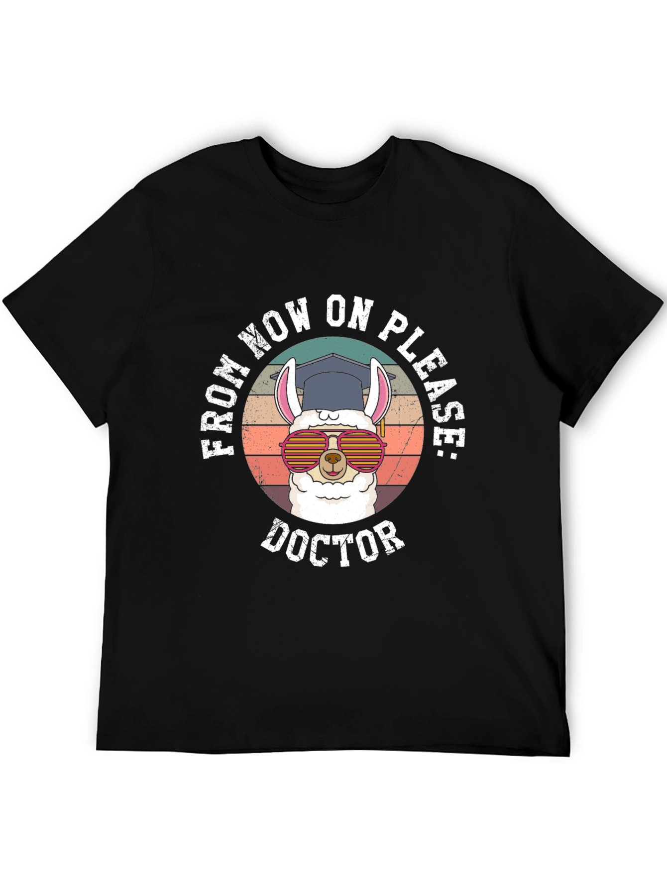 Doctor Llama Graphic Tee - Funny Graduation Gift