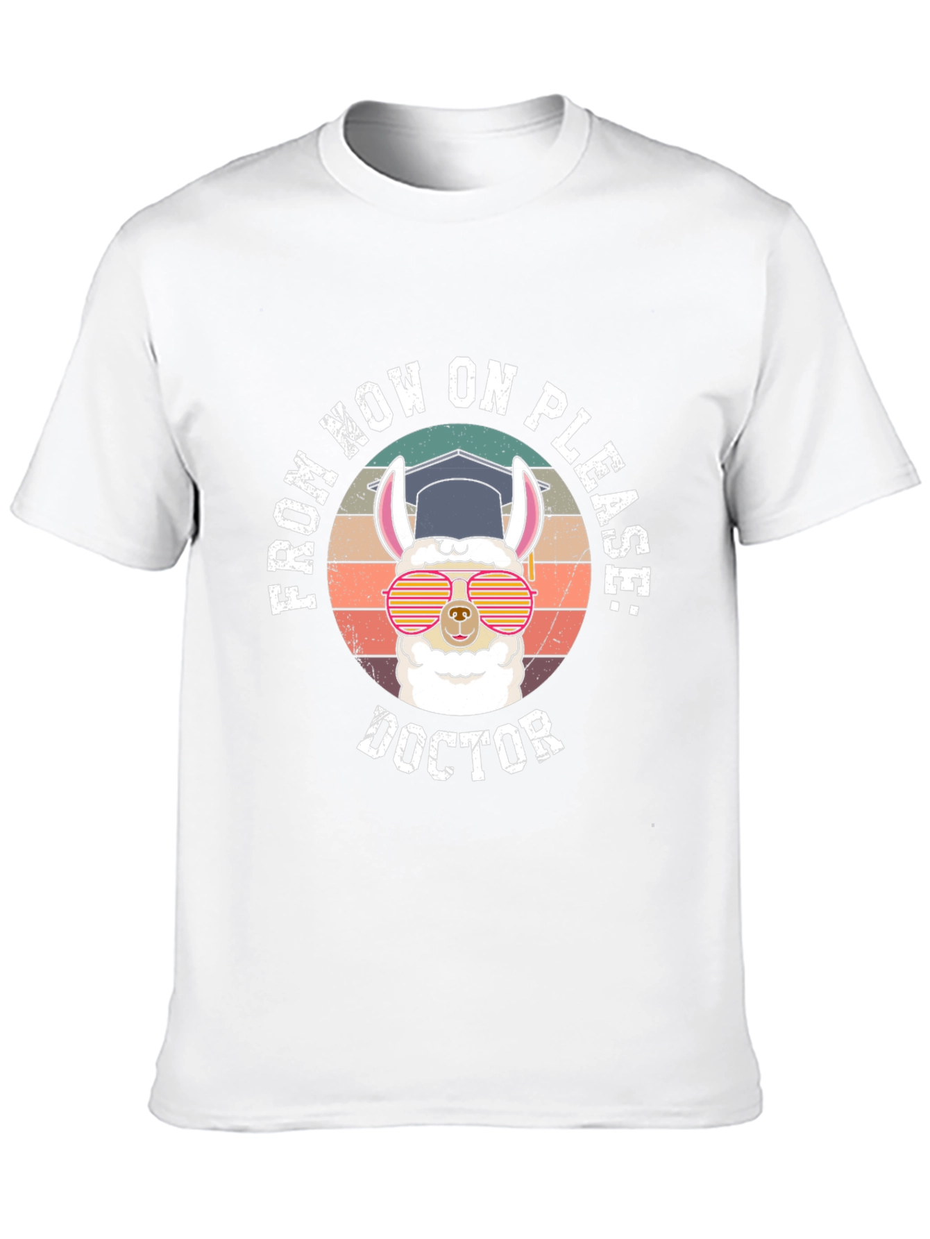 Doctor Llama Graphic Tee - Funny Graduation Gift