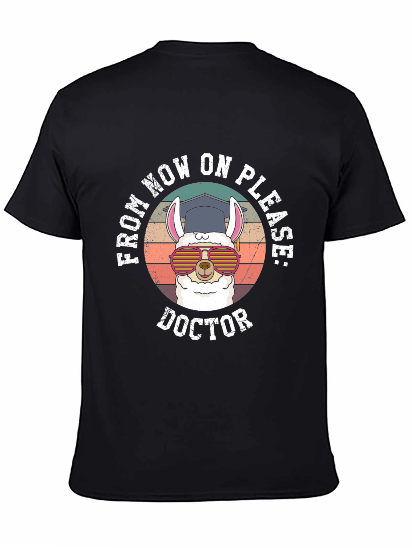 Doctor Llama Graphic Tee - Funny Graduation Gift