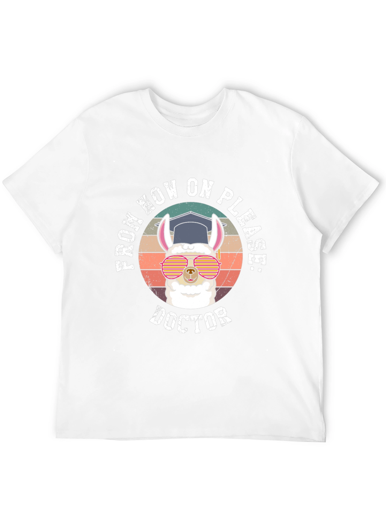 Doctor Llama Graphic Tee - Funny Graduation Gift