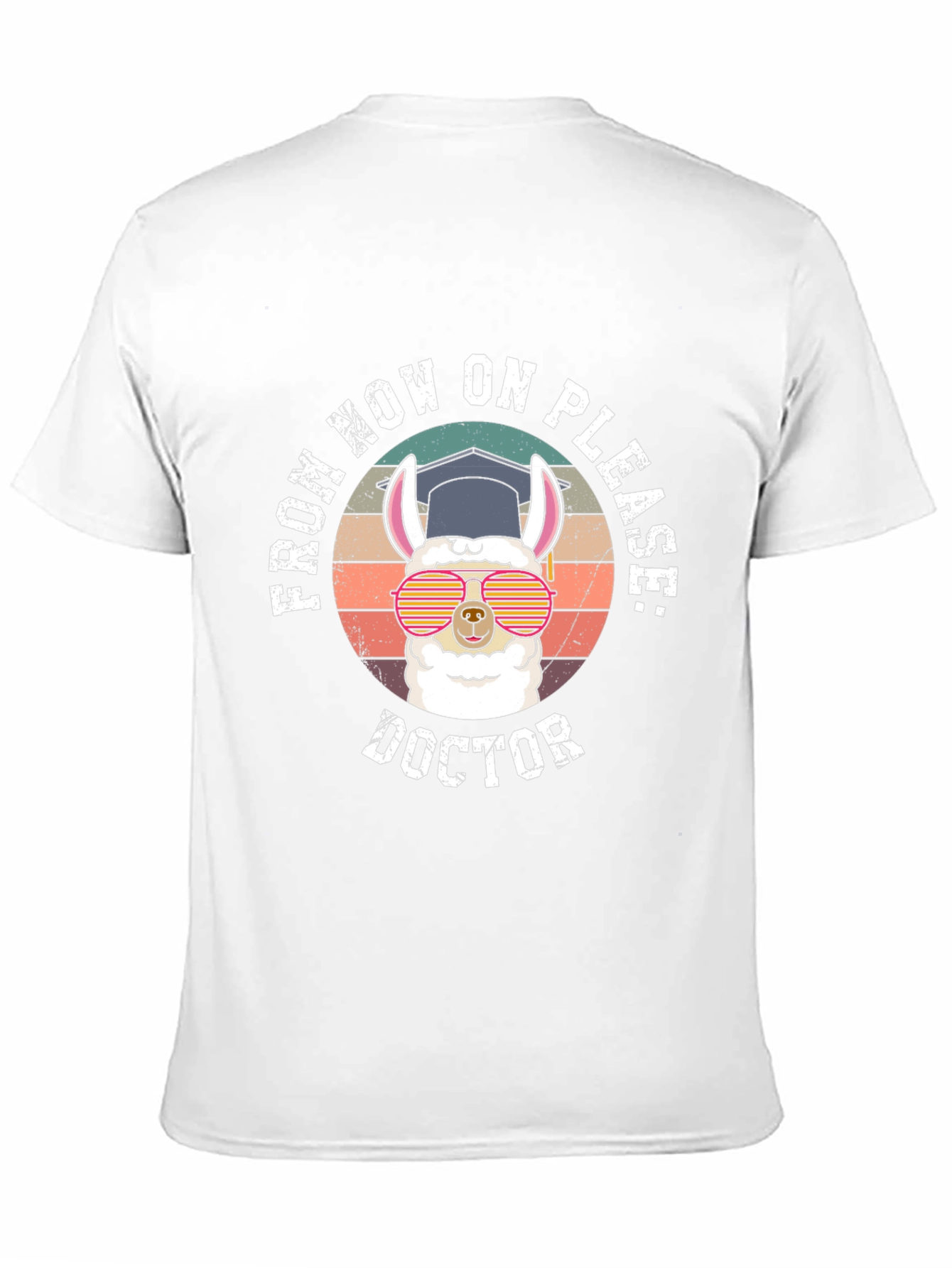 Doctor Llama Graphic Tee - Funny Graduation Gift