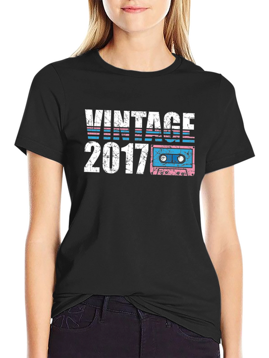 Vintage 2017 Cassette Tape T-Shirt