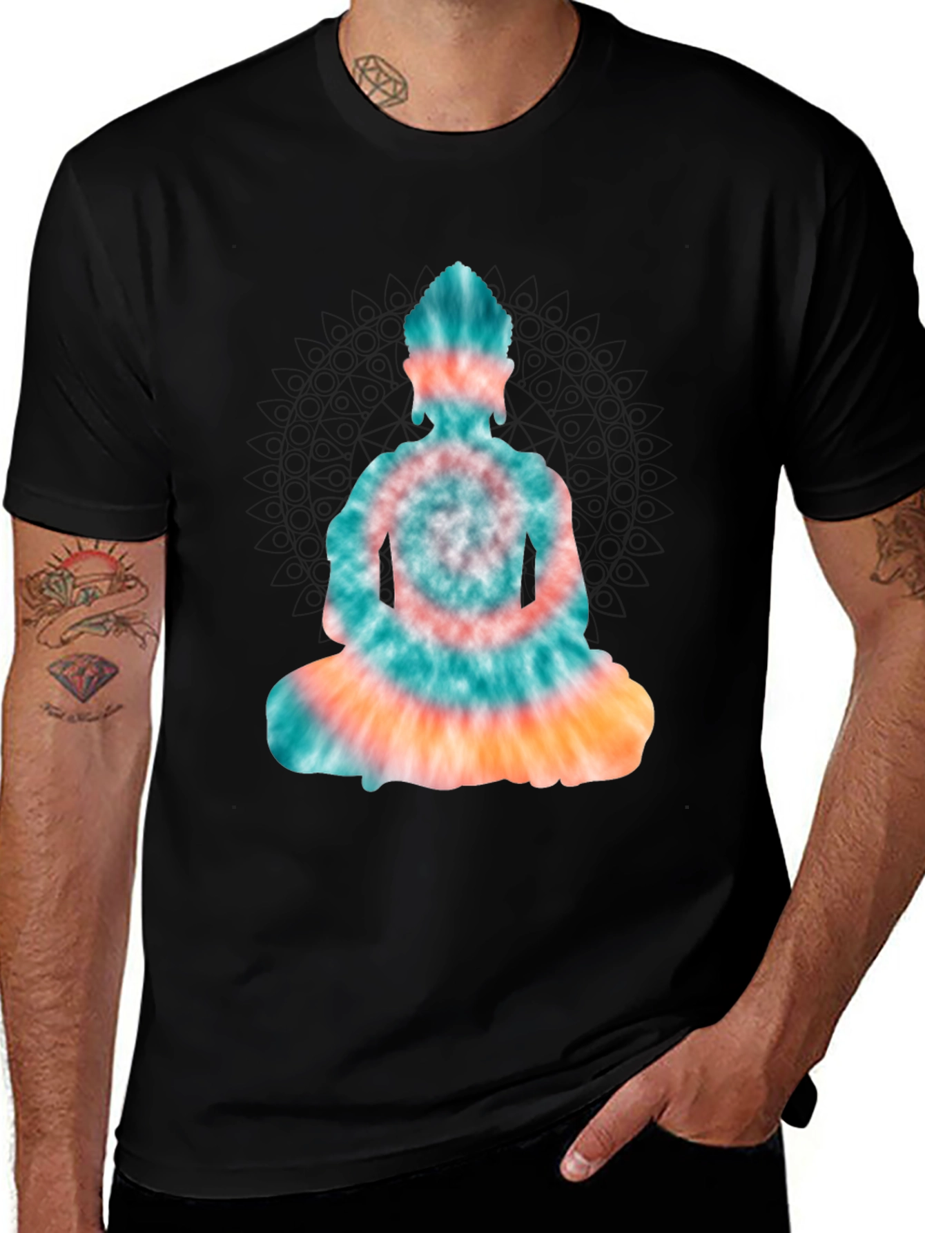 Buddha Tie-Dye T-Shirt - Meditative Style