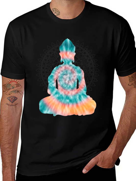 Buddha Tie-Dye T-Shirt - Meditative Style