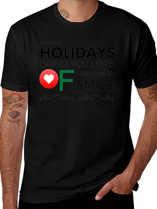 Holiday Cheer Graphic Tee - Lots of Reasons to Smile