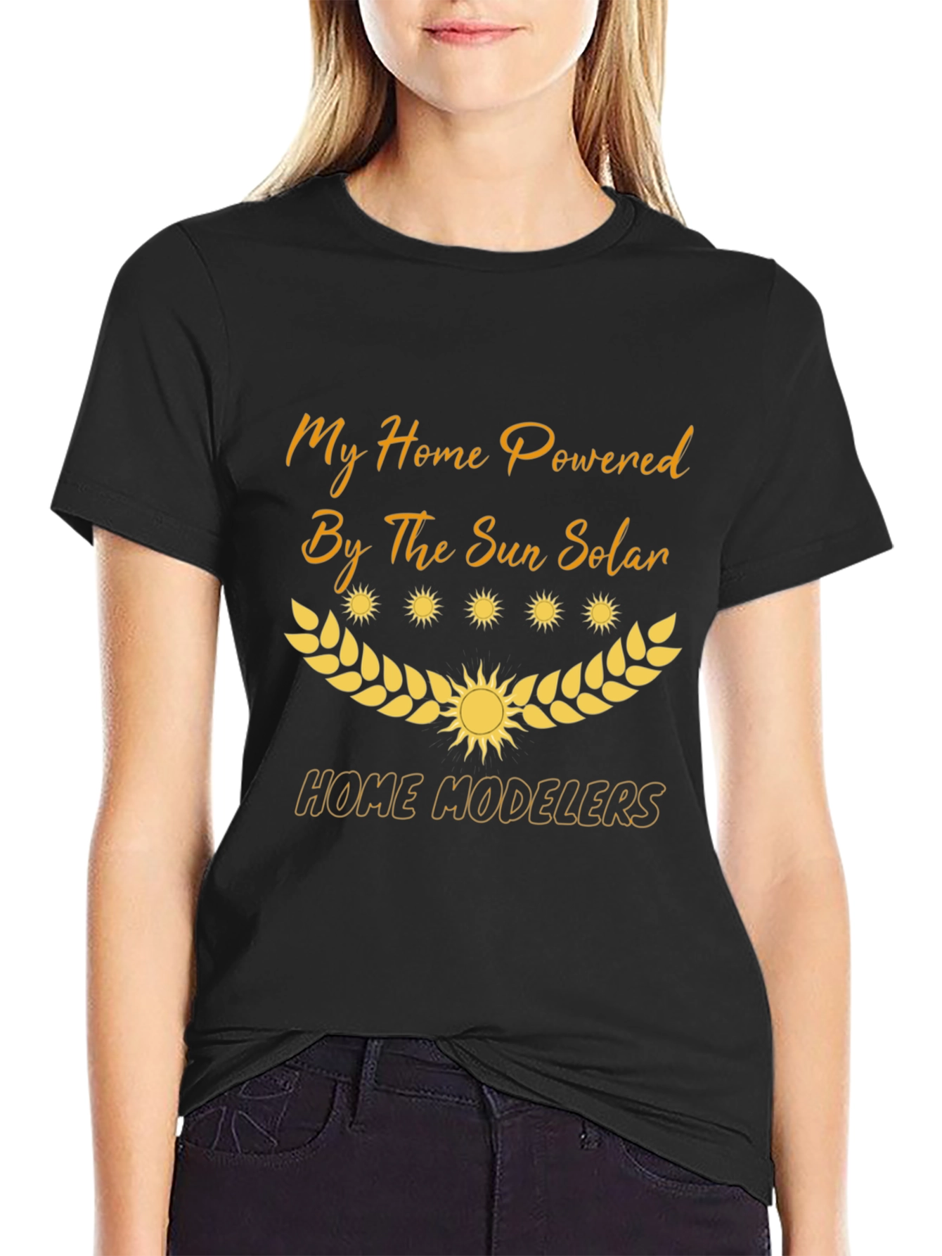 Eco-Friendly Solar Powered Home Modelers T-Shirt