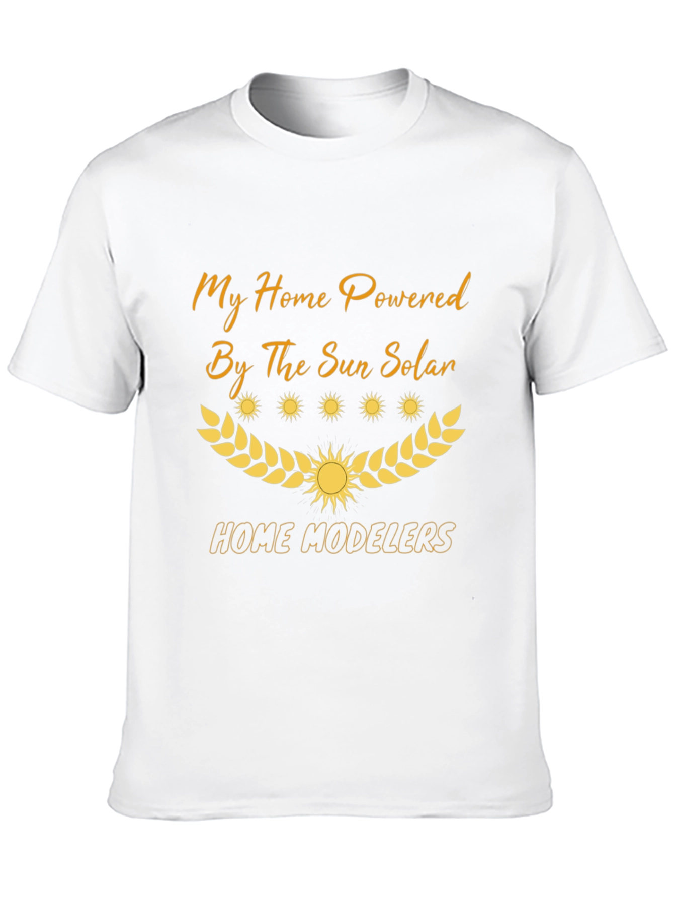 Eco-Friendly Solar Powered Home Modelers T-Shirt