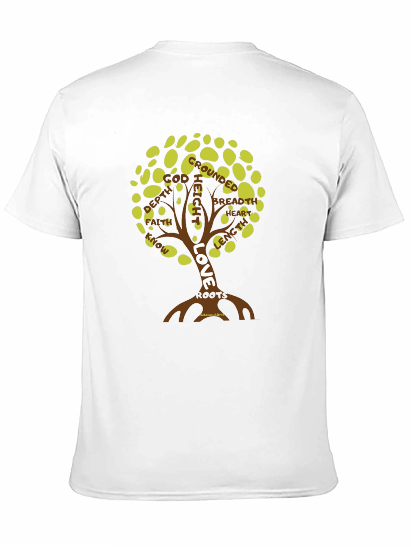Love Roots Tree Graphic T-Shirt - Black
