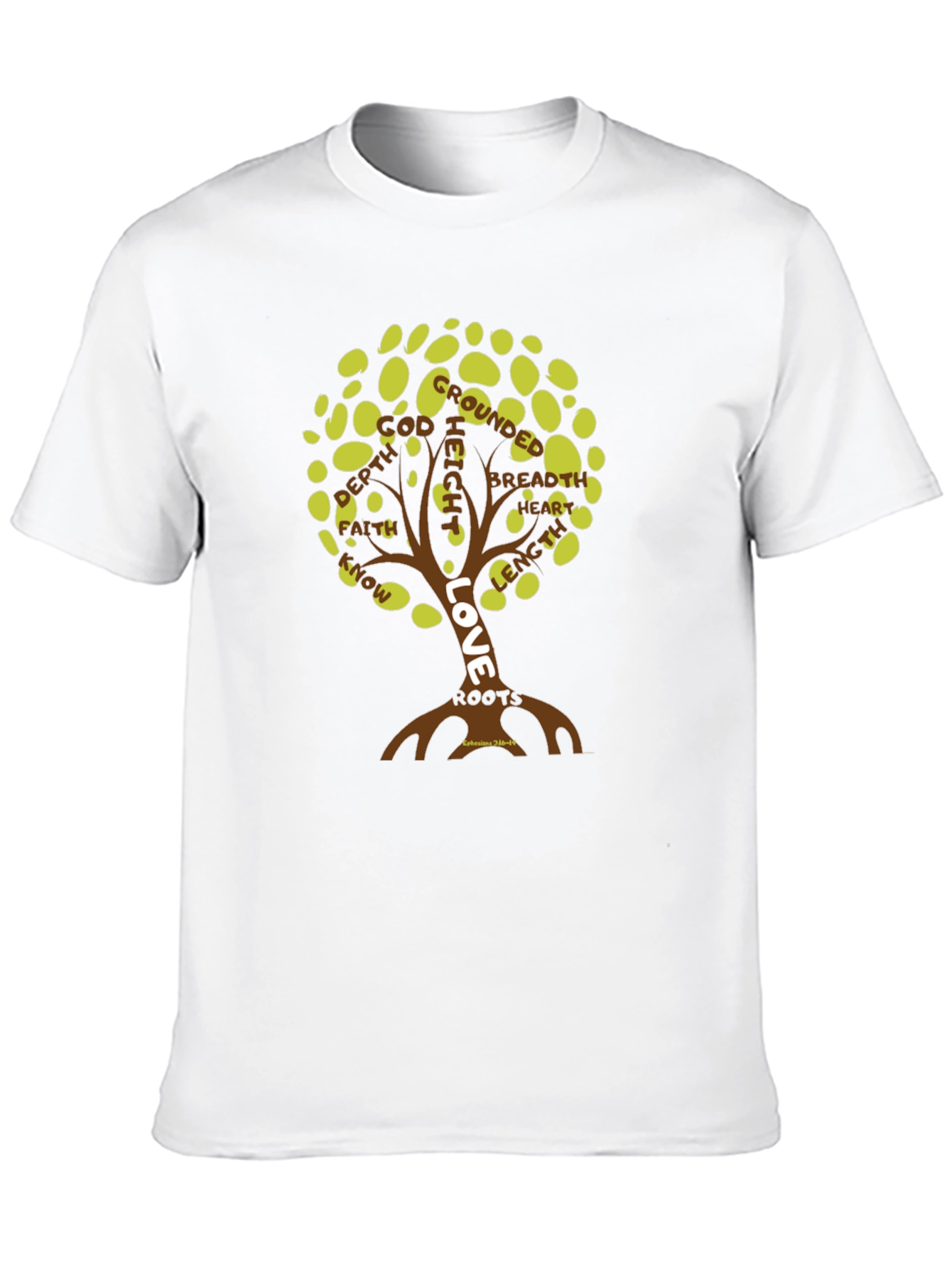 Love Roots Tree Graphic T-Shirt - Black