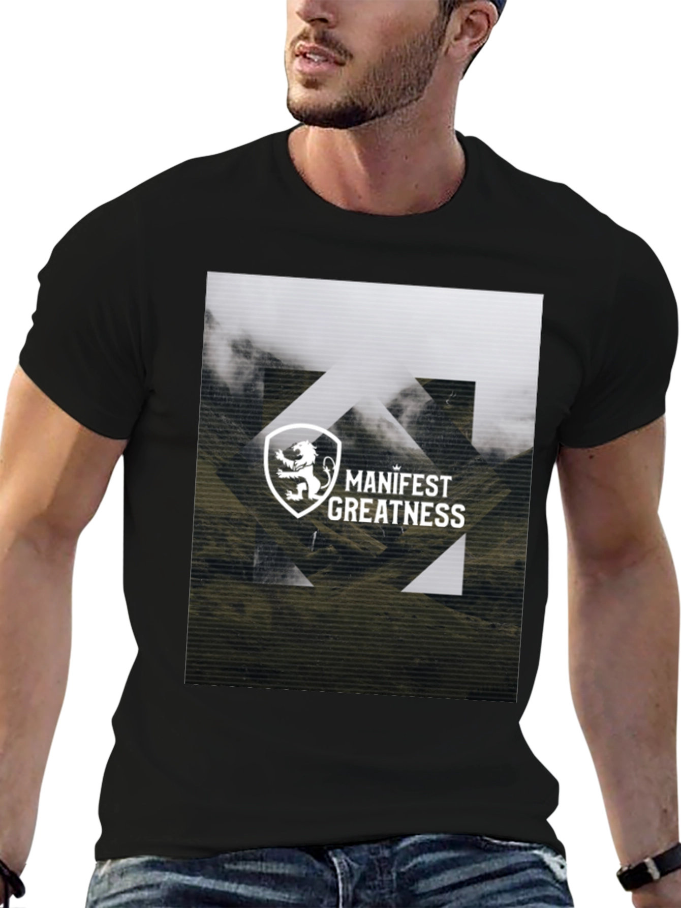 Manifest Greatness Graphic Tee - Black