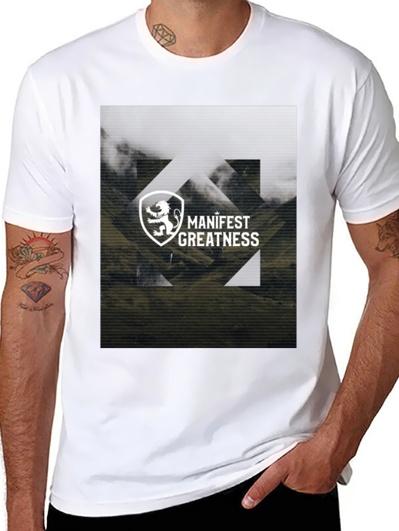 Manifest Greatness Graphic Tee - Black