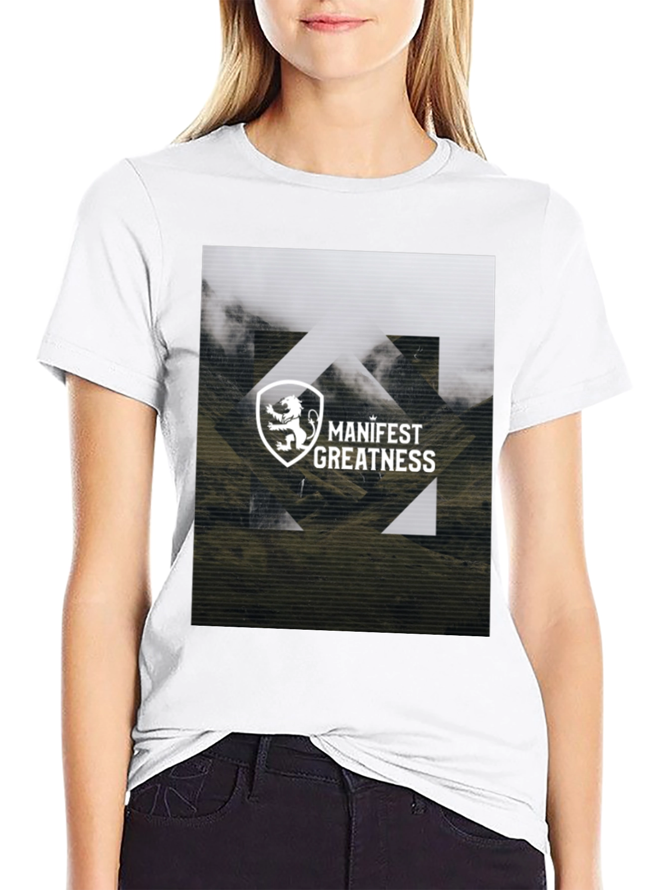 Manifest Greatness Graphic Tee - Black