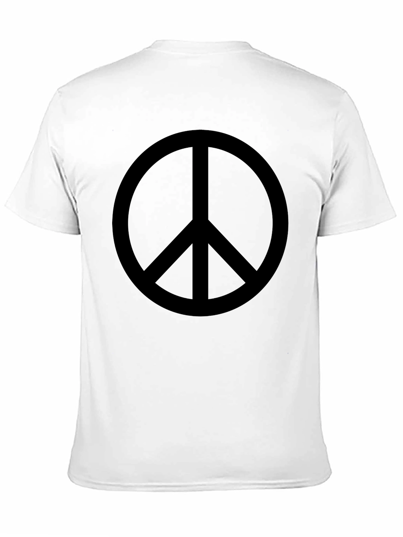 Peace Sign Black Graphic Tee