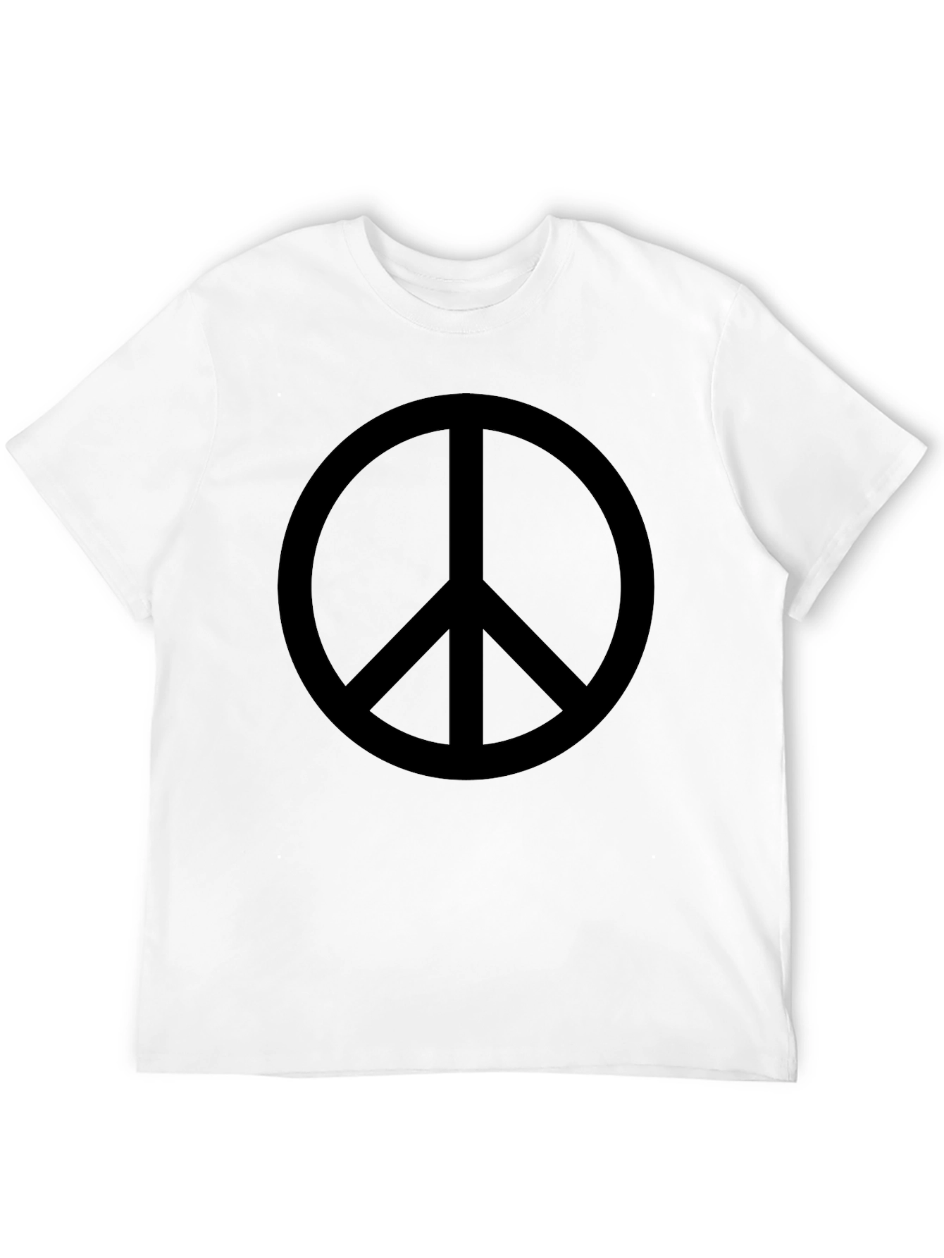 Peace Sign Black Graphic Tee