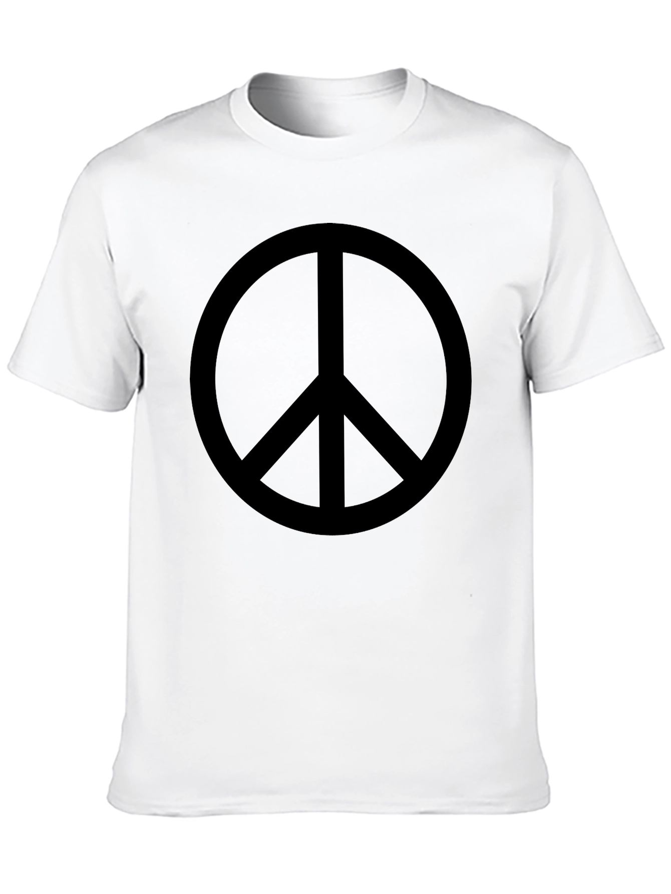 Peace Sign Black Graphic Tee
