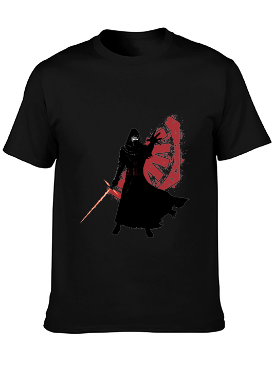 Star Wars Villain Graphic Print Black T-Shirt