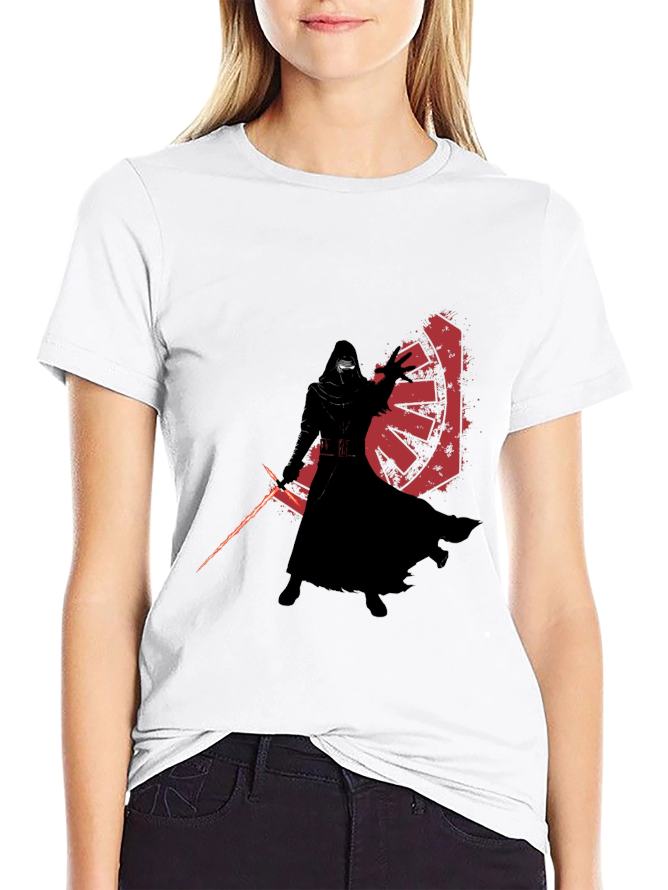 Star Wars Villain Graphic Print Black T-Shirt