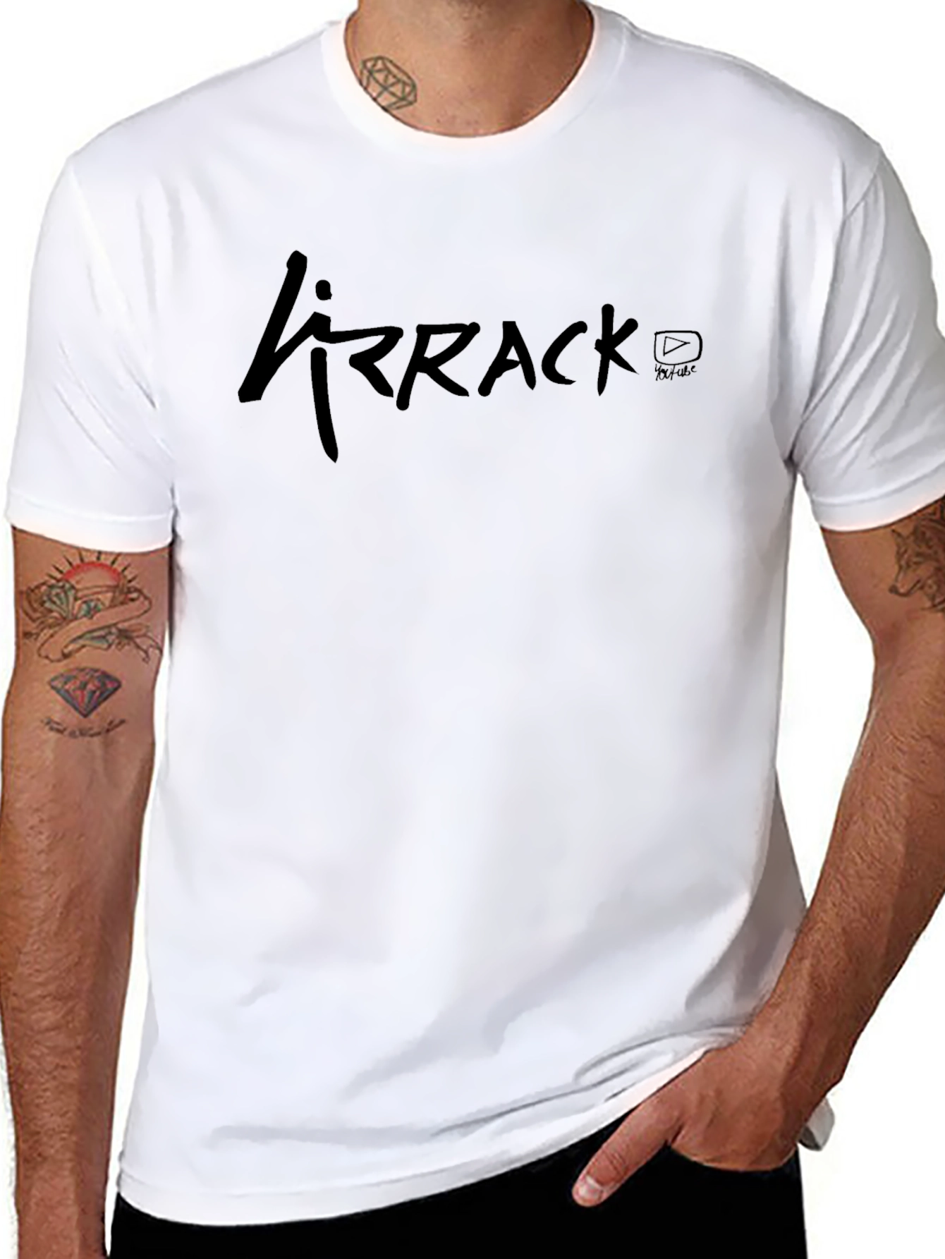 ViRRACk Black T-Shirt - Stylish Casual Wear
