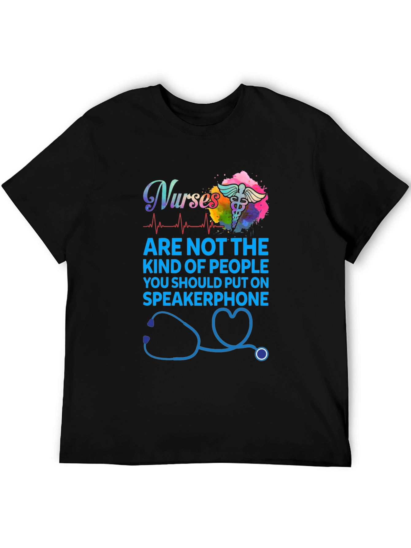 Nurses Speakerphone T-Shirt - Funny Medical Tee