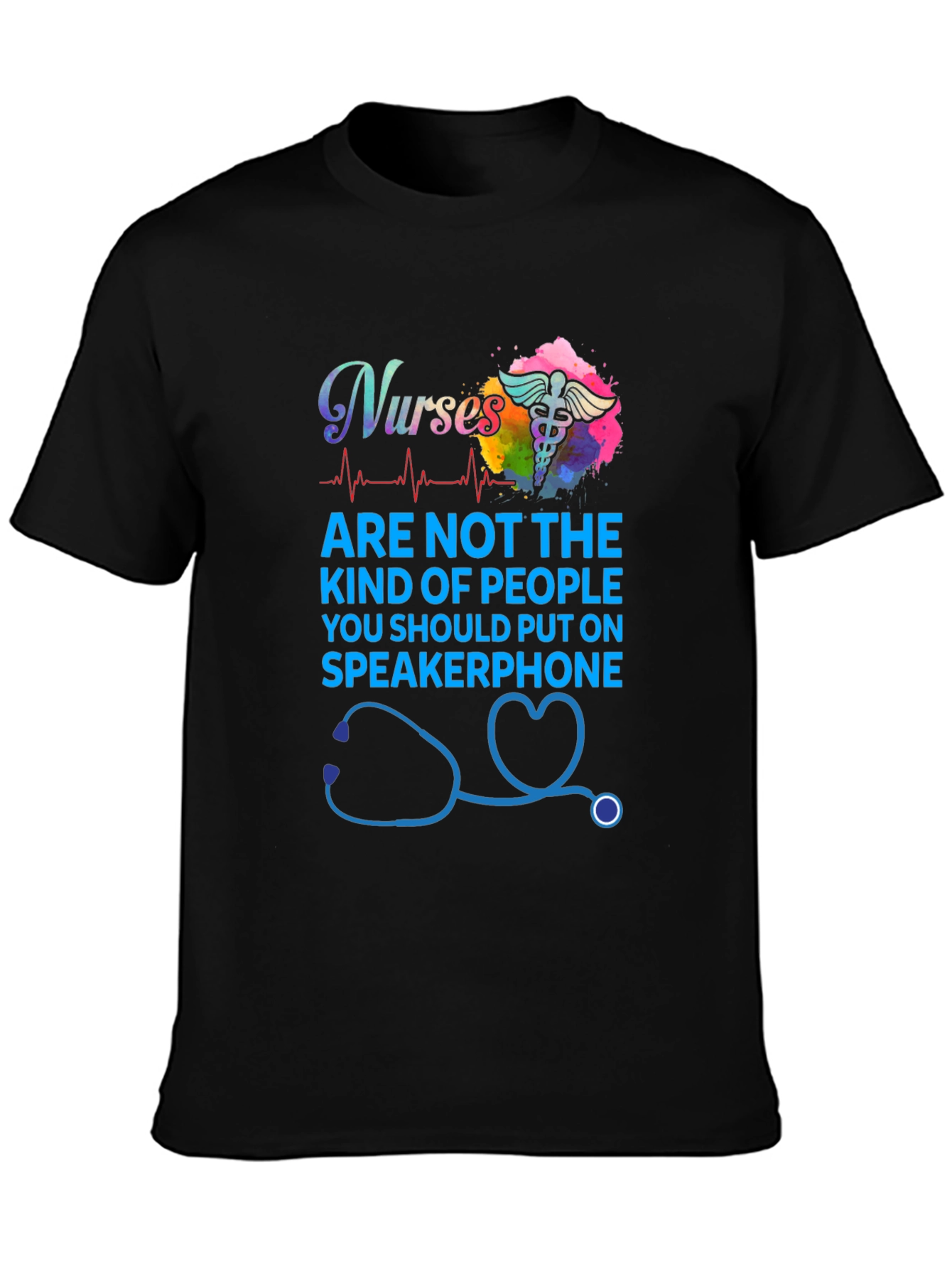 Nurses Speakerphone T-Shirt - Funny Medical Tee