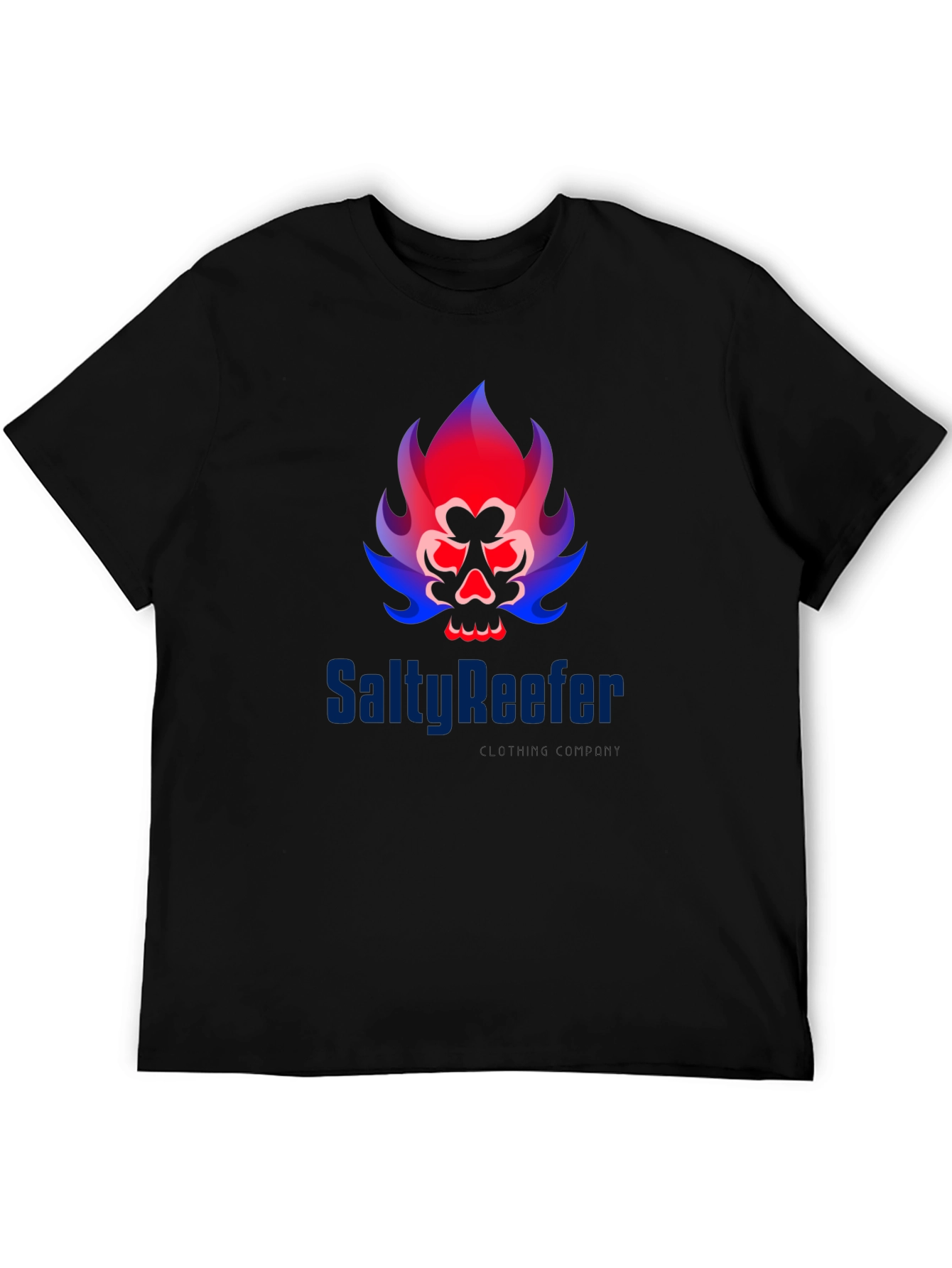 Salty Reefer Black Graphic Tee