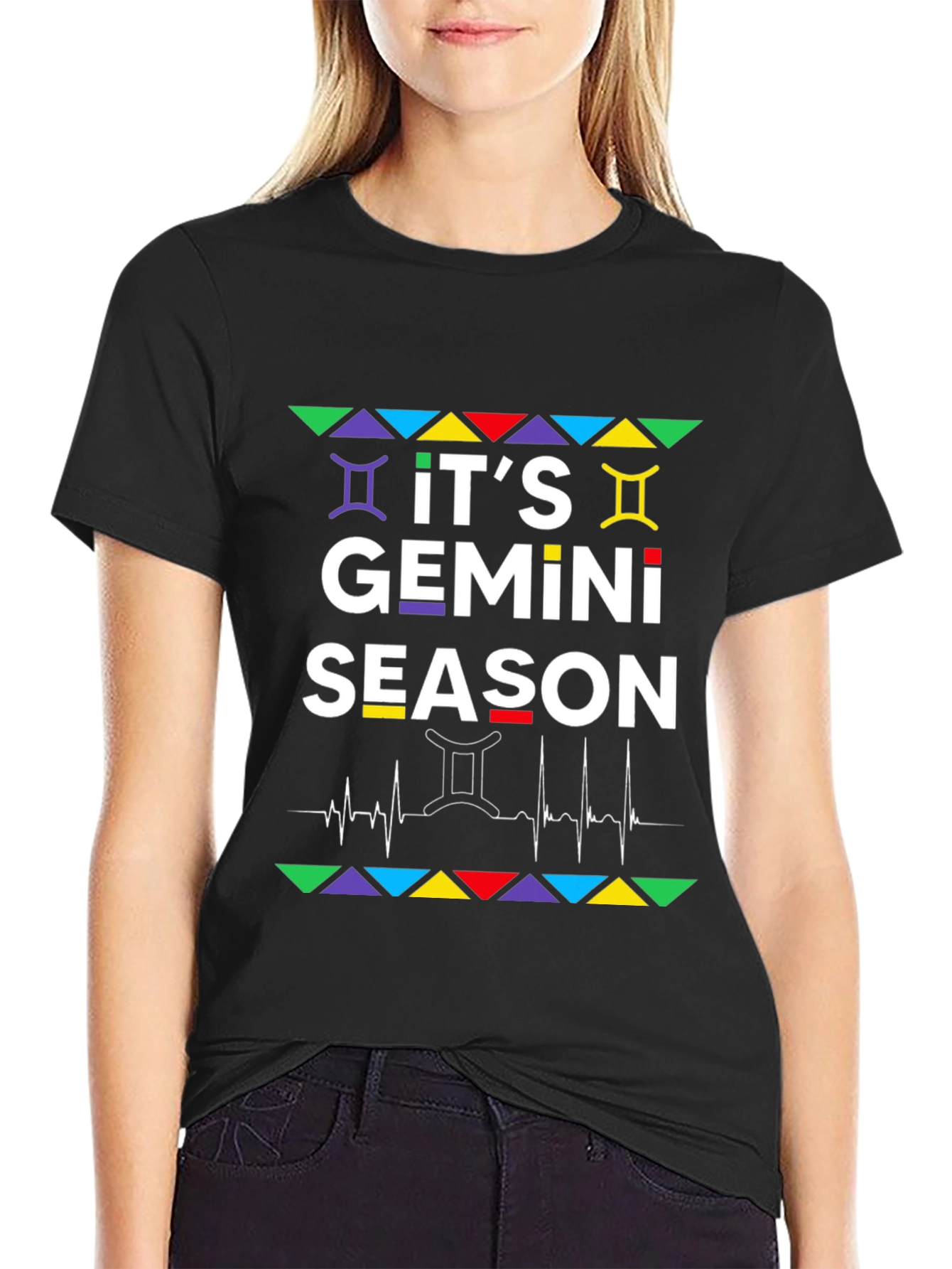 Its Gemini Season Black T-Shirt