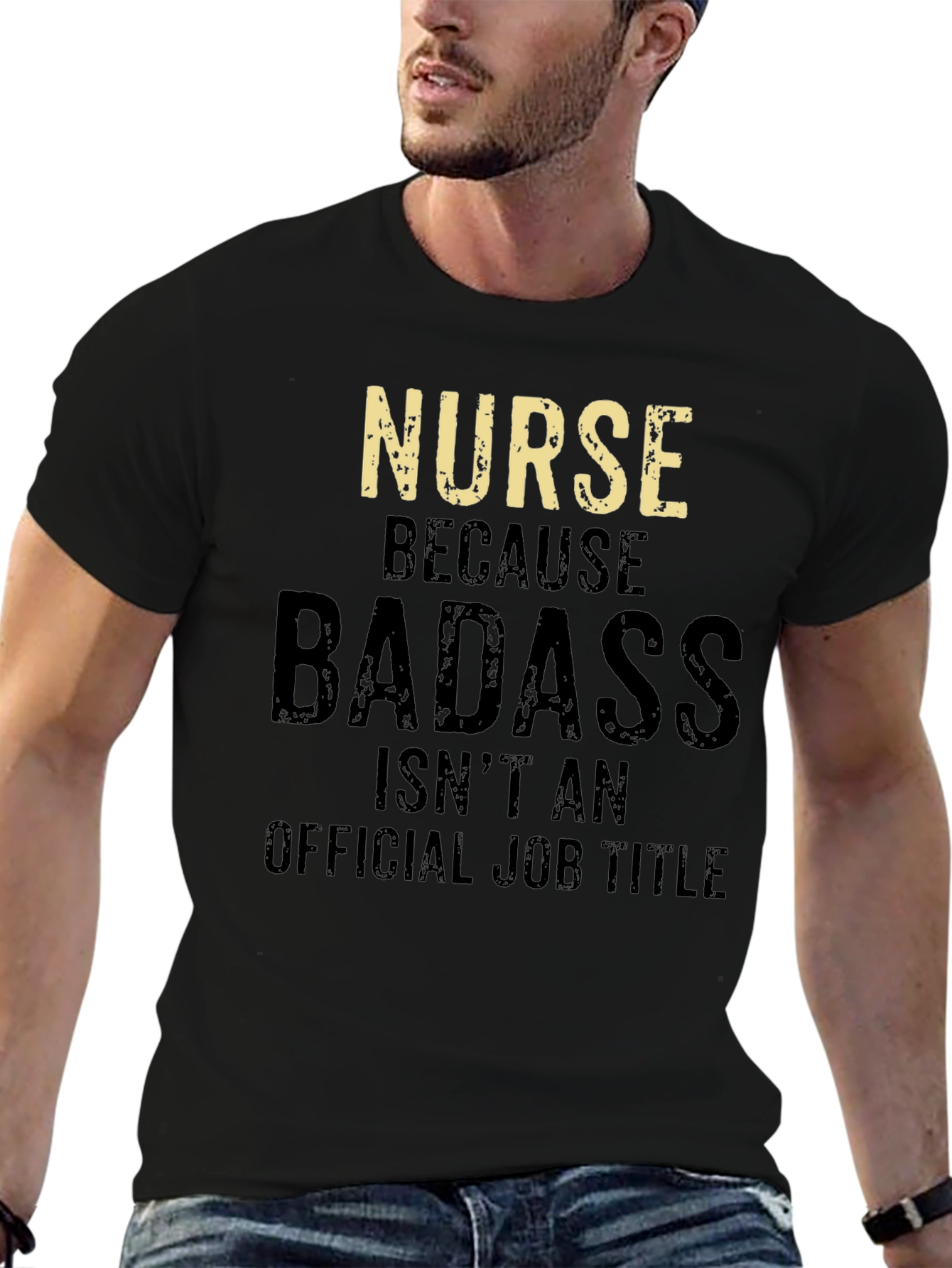Nurse Badass Graphic T-Shirt