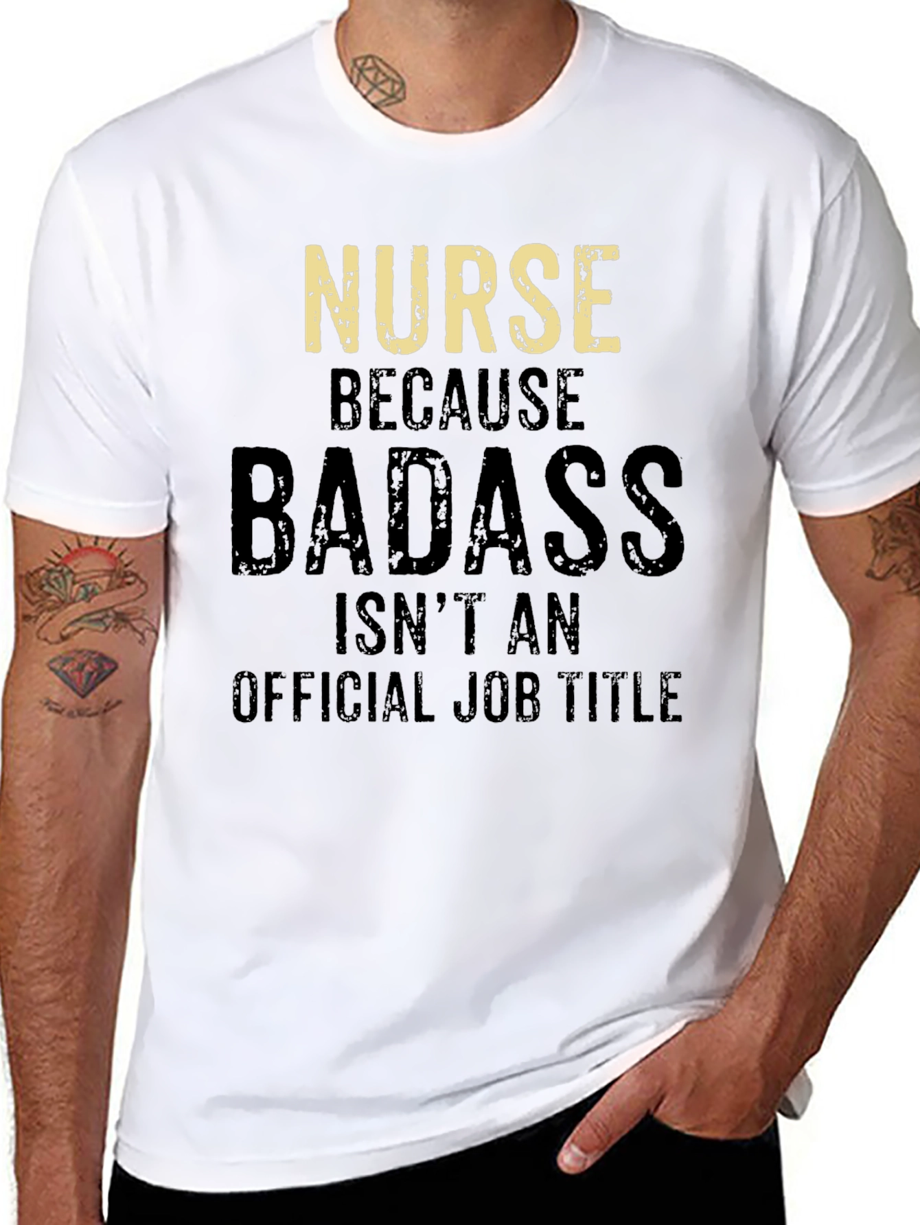 Nurse Badass Graphic T-Shirt