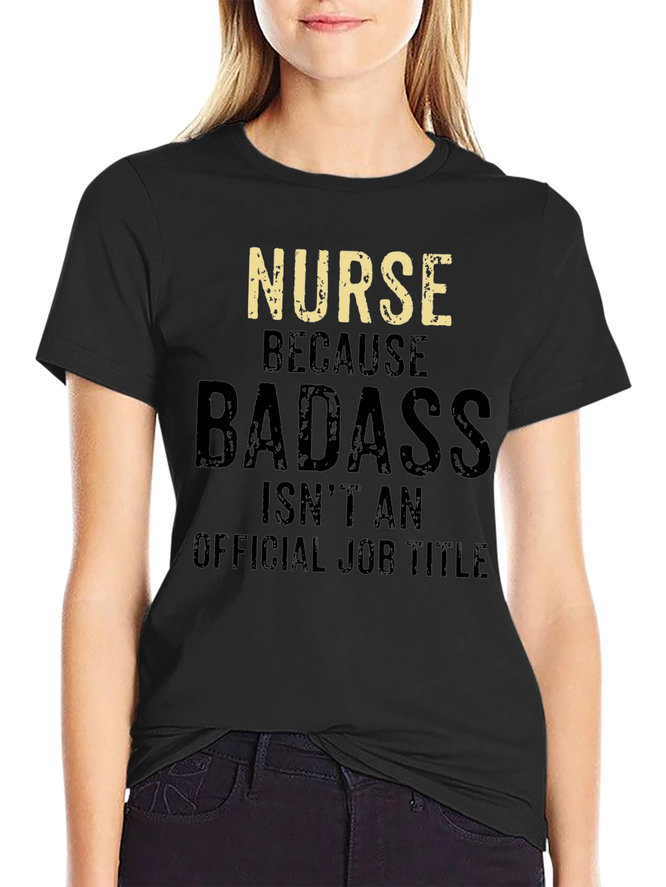Nurse Badass Graphic T-Shirt