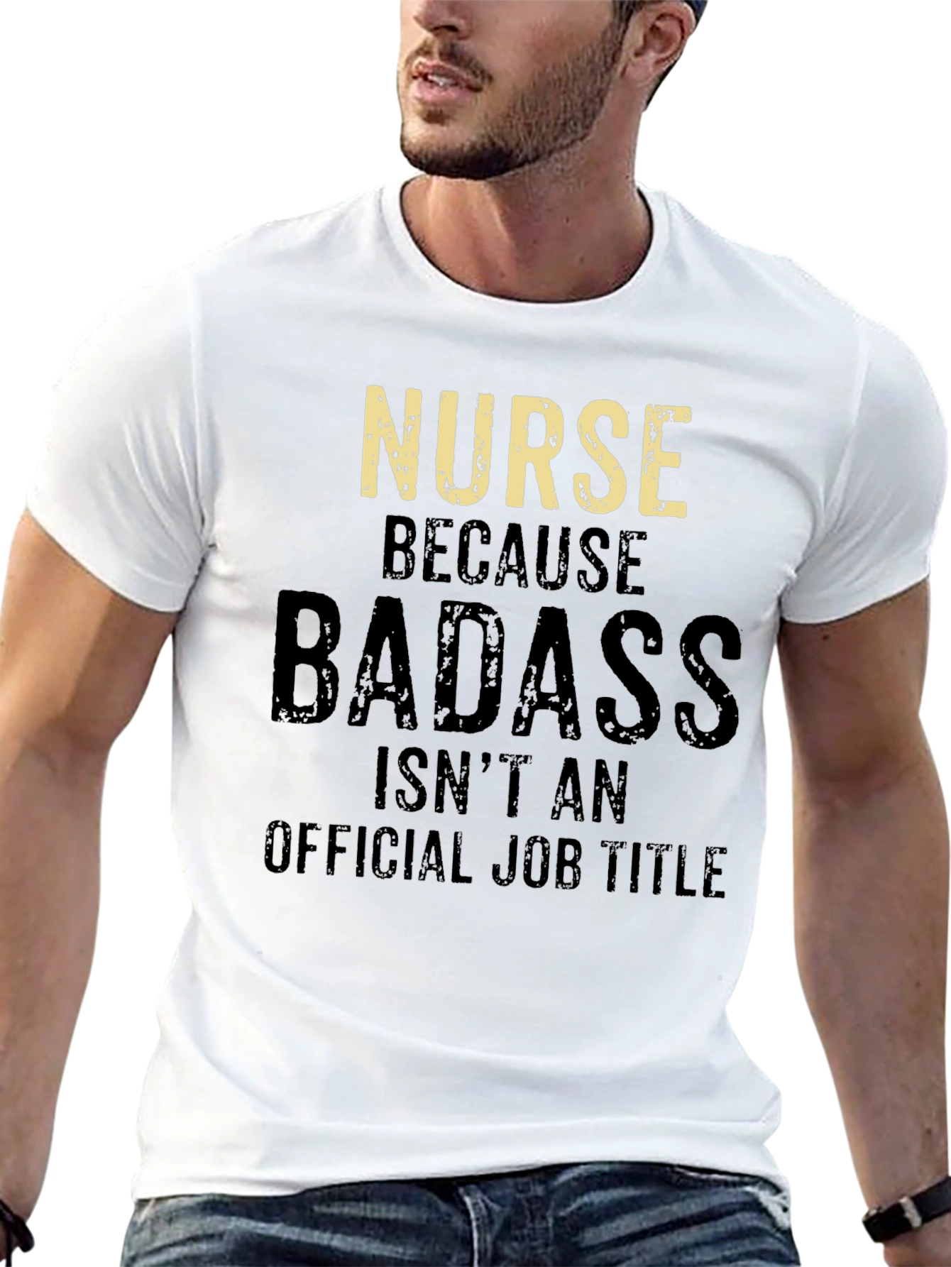 Nurse Badass Graphic T-Shirt