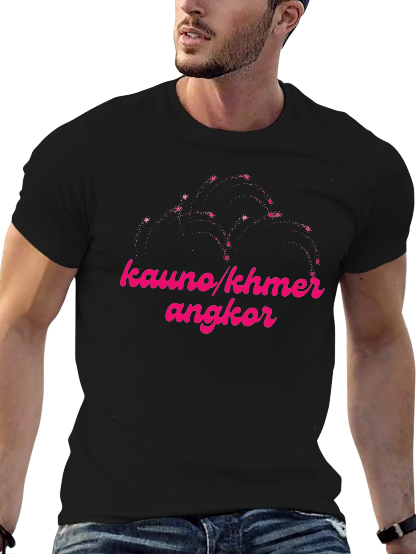 Kauno Khmer Angkor Star Constellation Graphic Tee